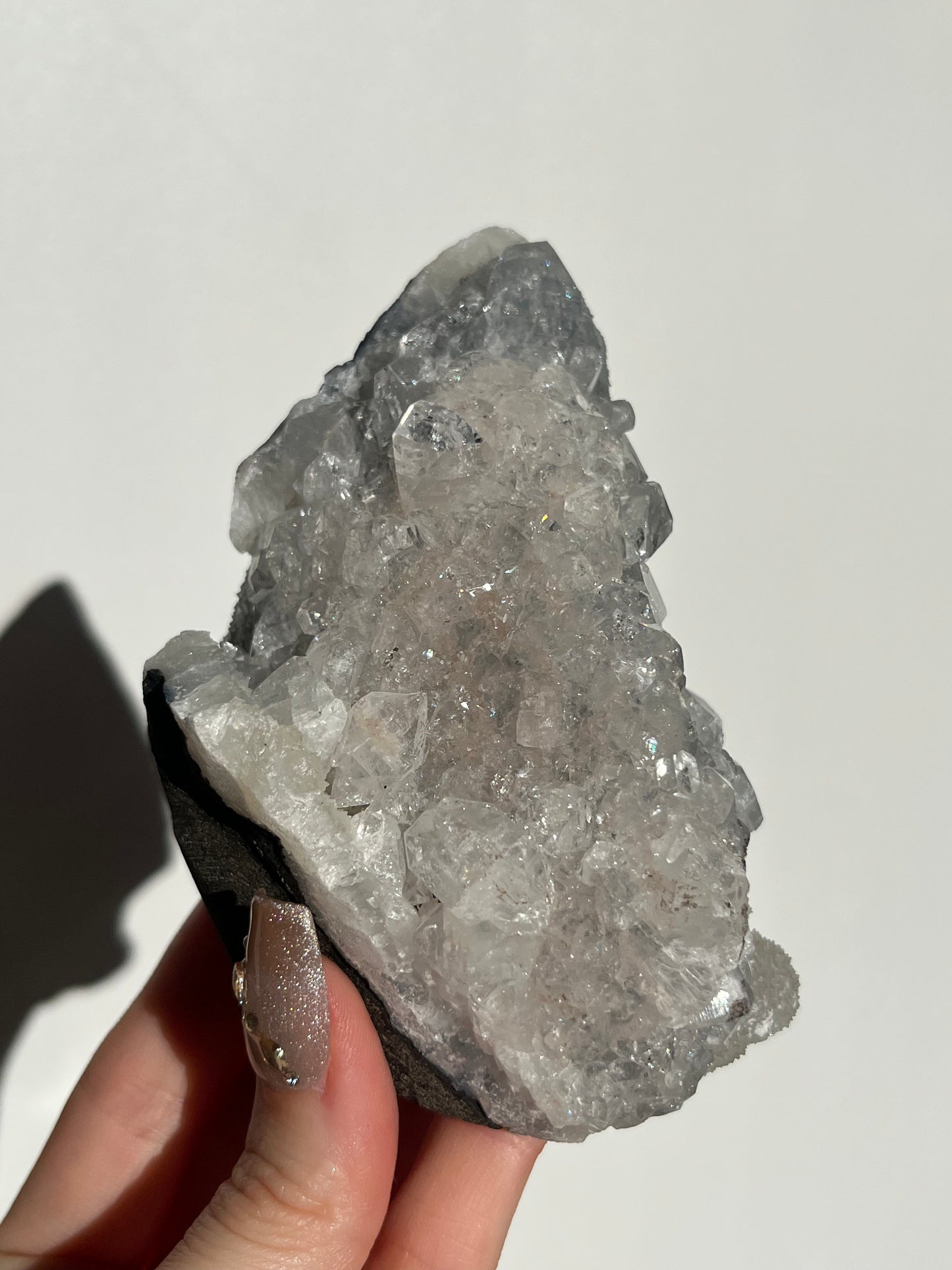 Blue Chalcedony and Apophyllite Specimen E
