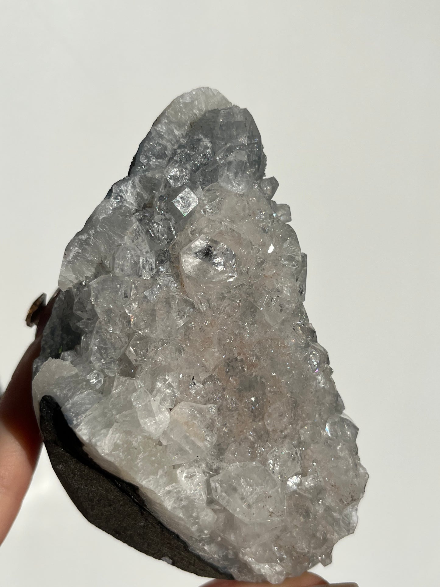 Blue Chalcedony and Apophyllite Specimen E