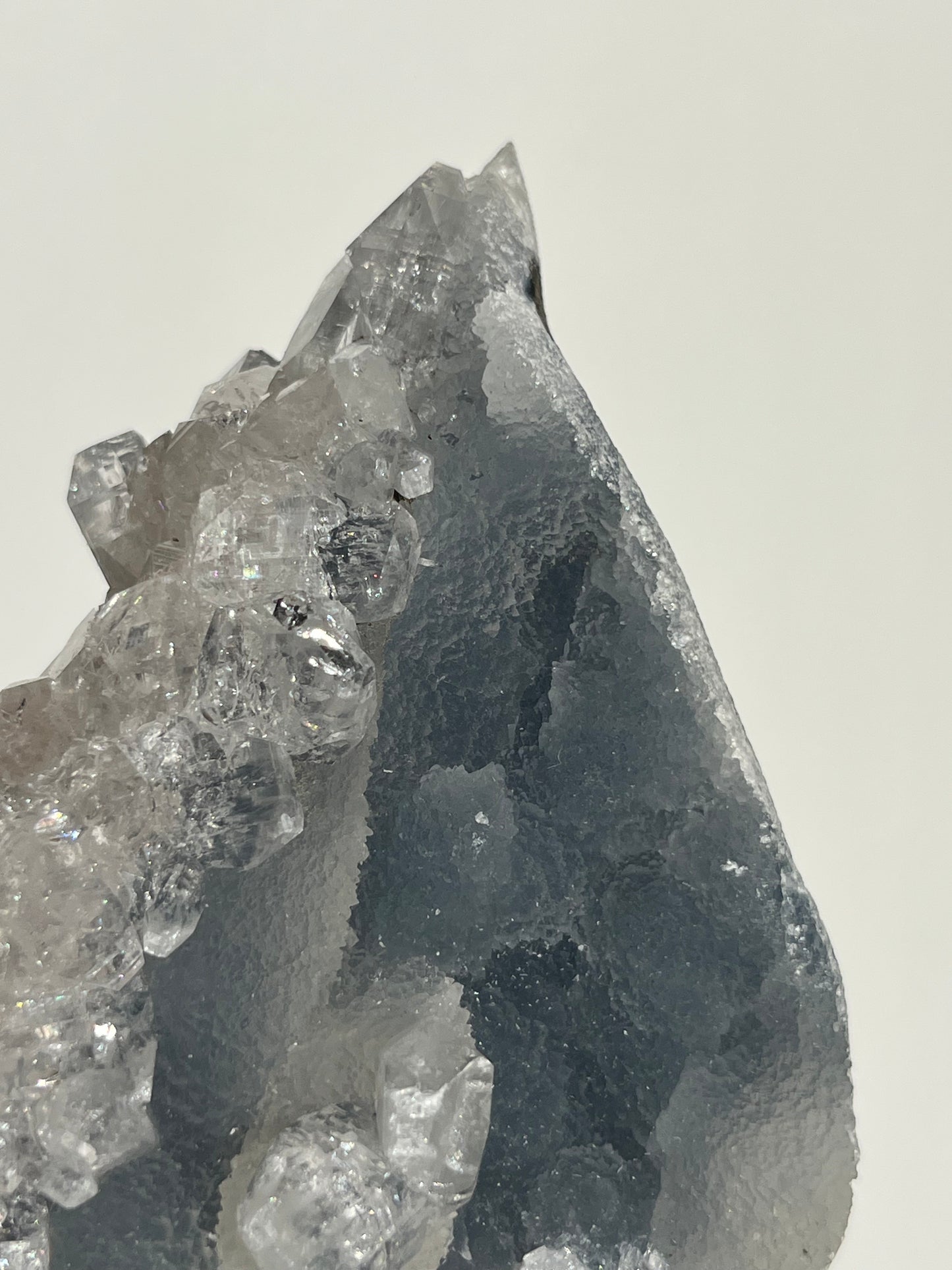 Blue Chalcedony and Apophyllite Specimen E