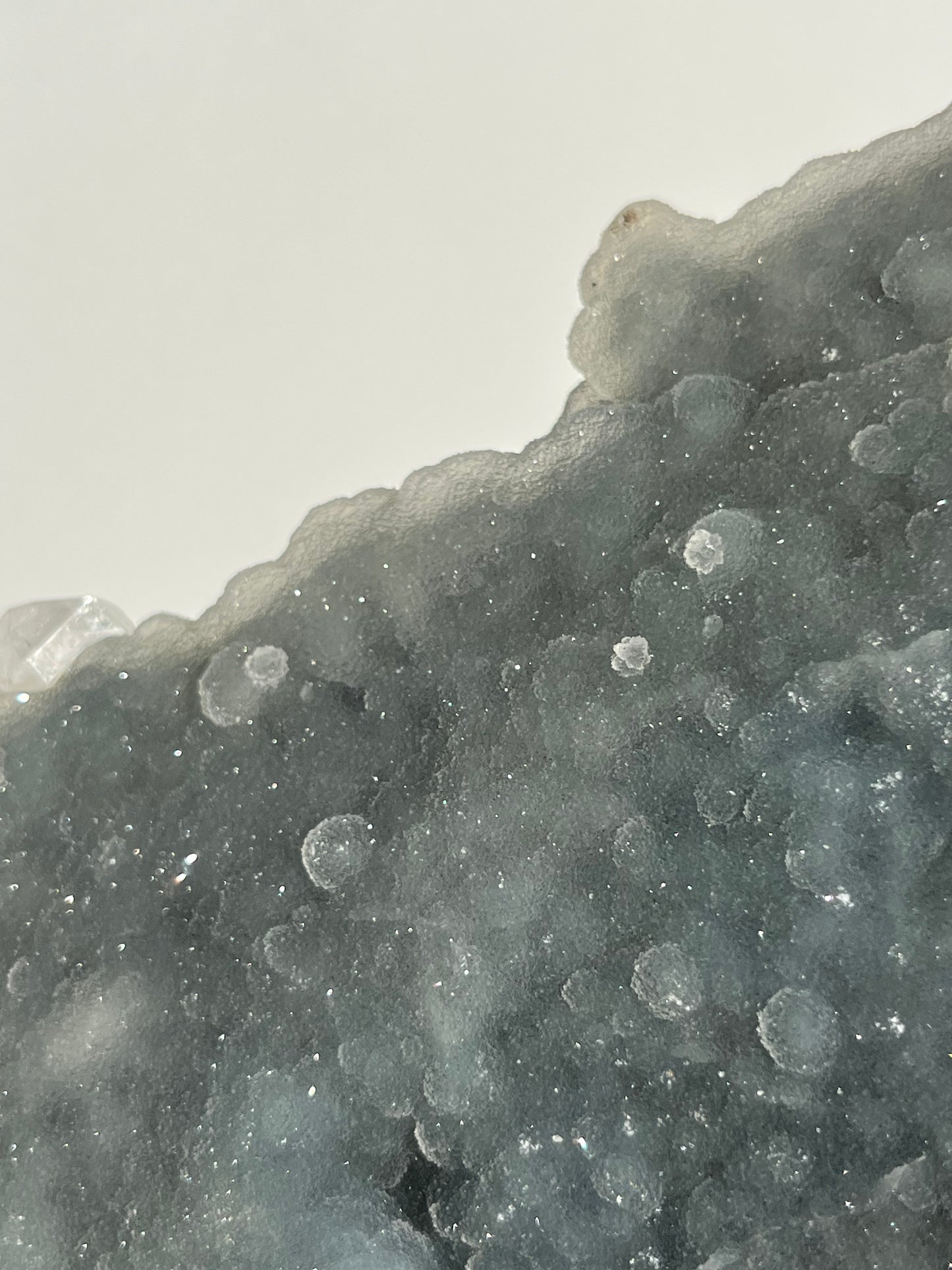 Grey-Green Chalcedony and Apophyllite with Peach Stilbite Specimen F