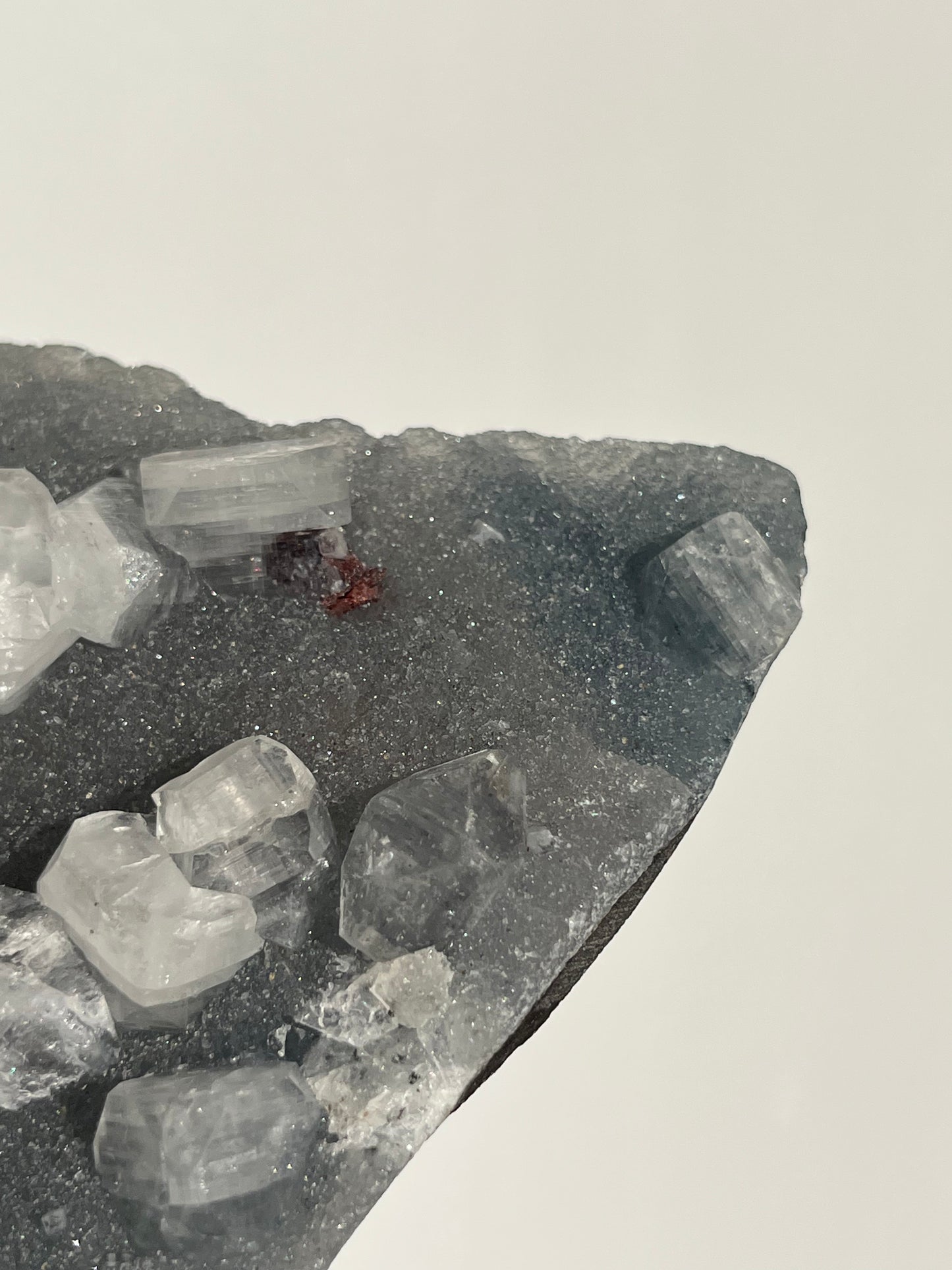 Blue-Grey Chalcedony and Apophyllite Specimen K