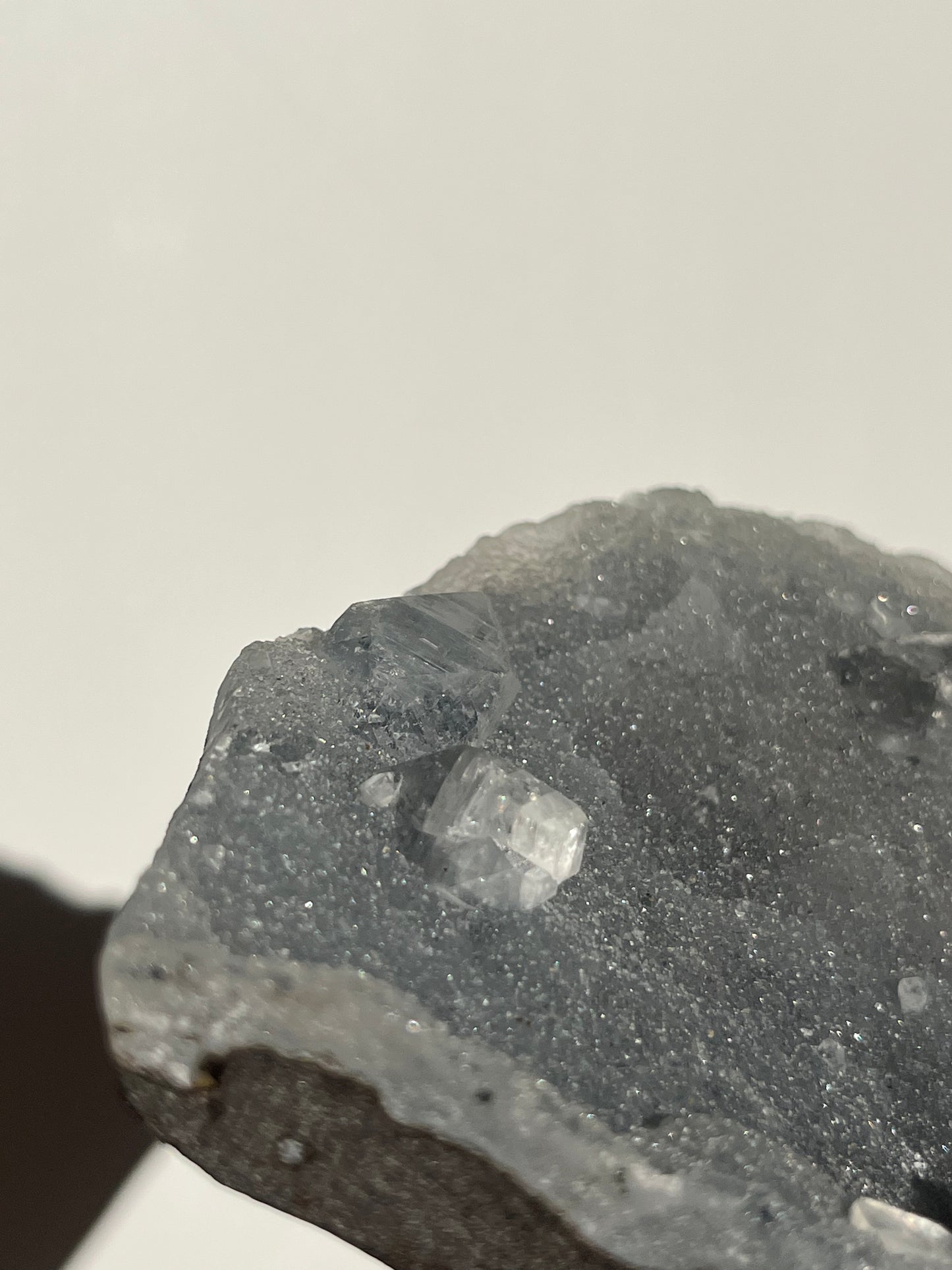 Blue-Grey Chalcedony and Apophyllite Specimen K