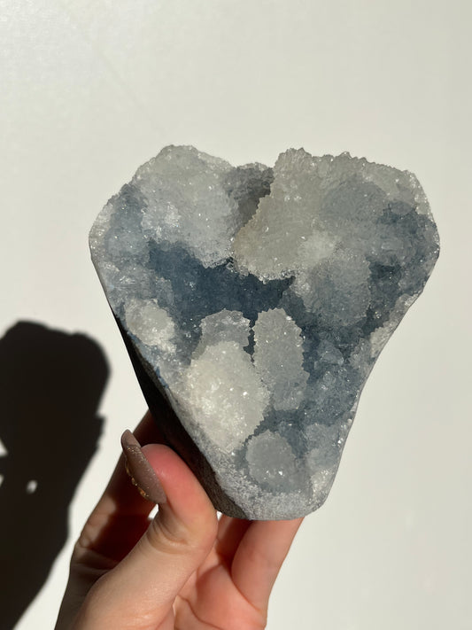 Pseudostalactitic Blue Chalcedony Specimen N