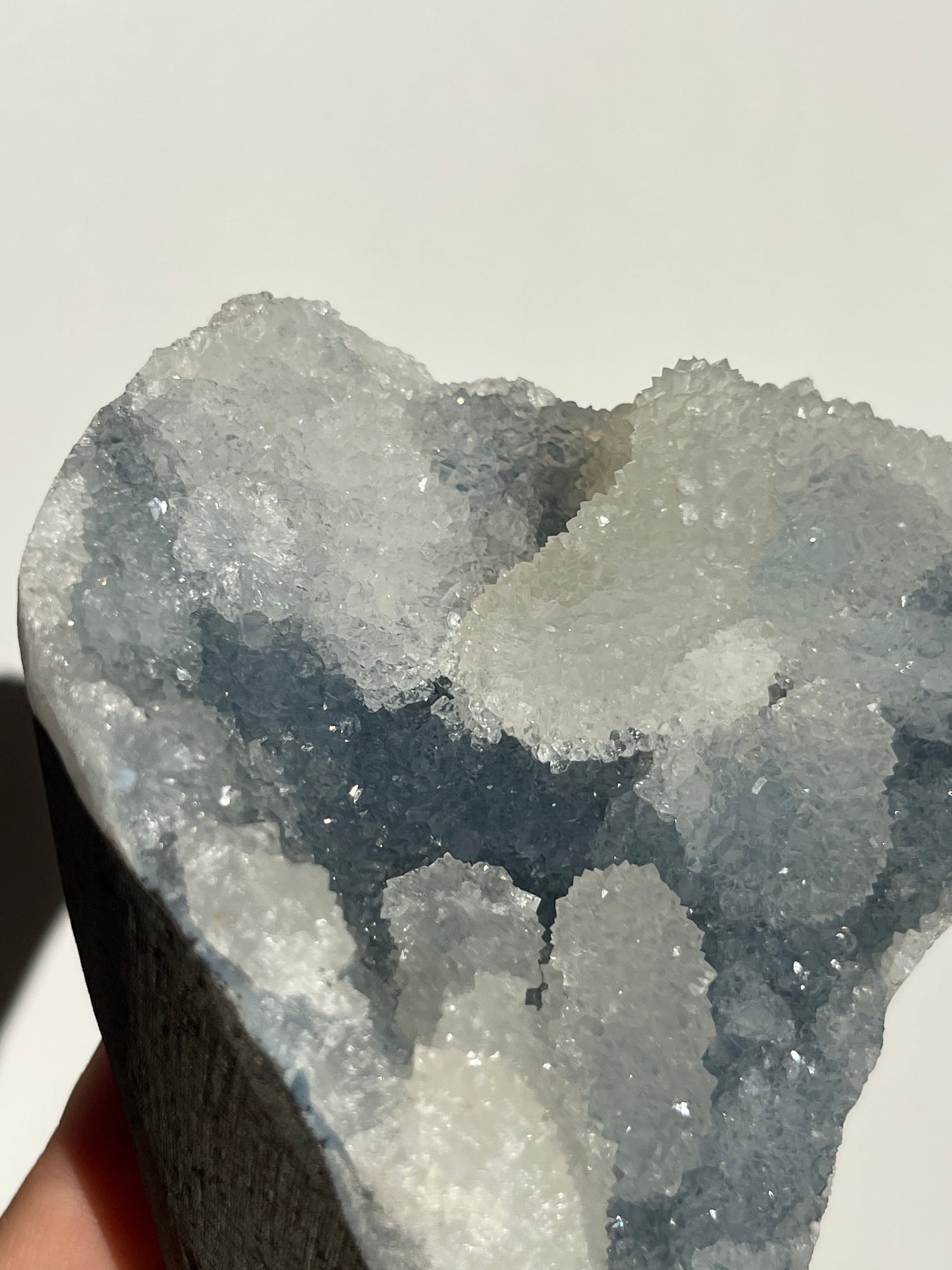 Pseudostalactitic Blue Chalcedony Specimen N
