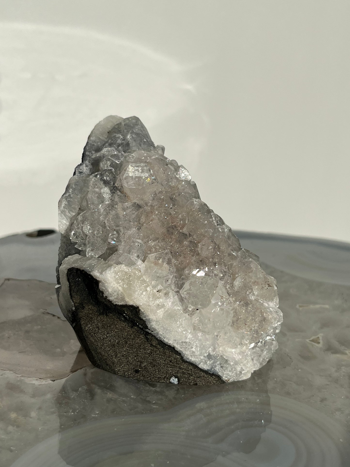 Blue Chalcedony and Apophyllite Specimen E