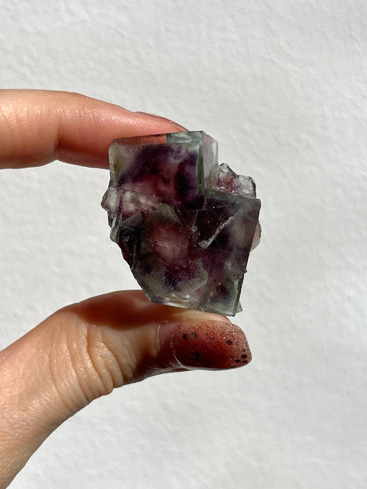 Multicolour Yindu Phantom Fluorite Specimen - some with enhydro bubbles (You Choose)