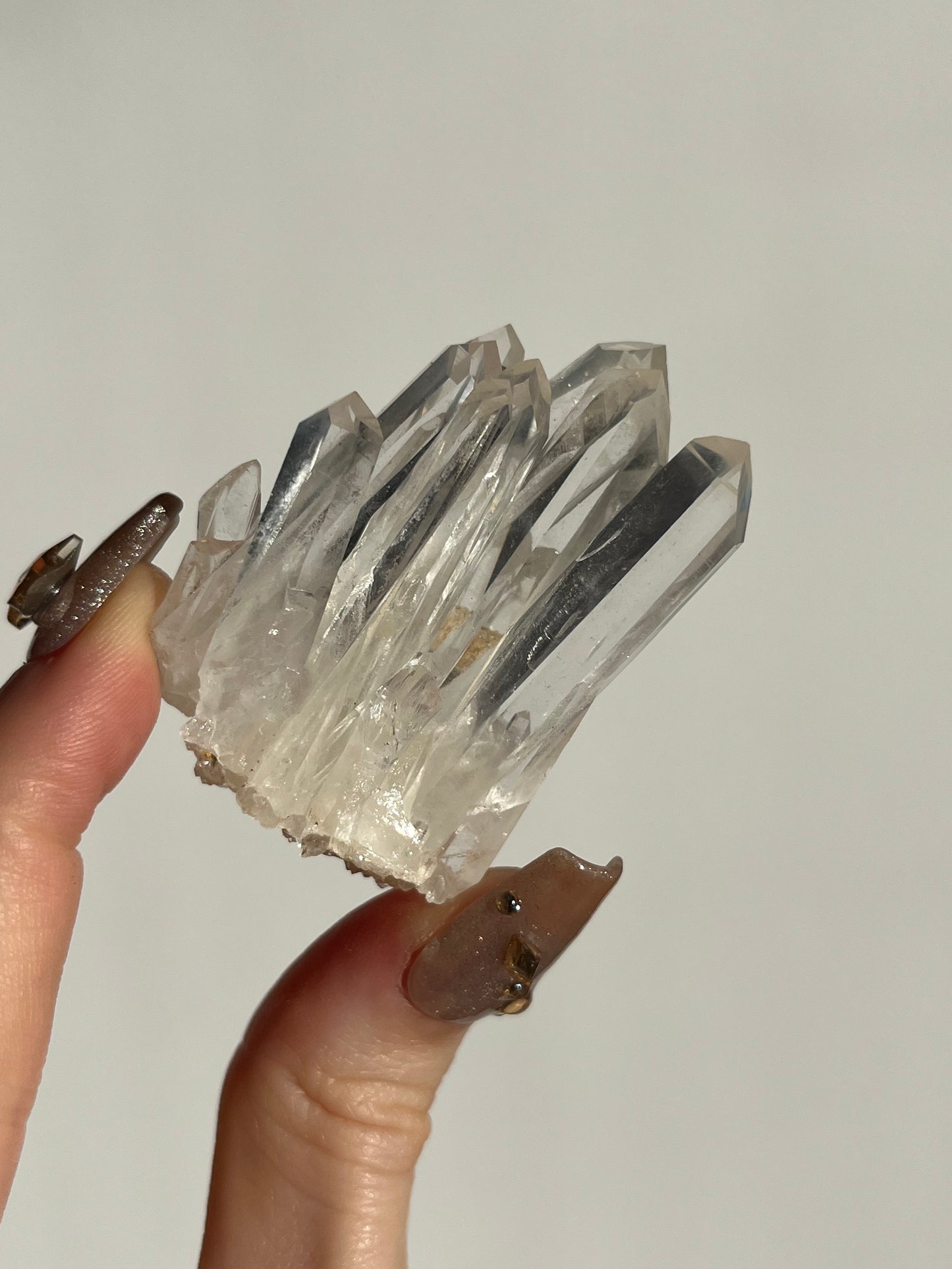 Colombian Quartz w/ Golden Hematoid Cluster A