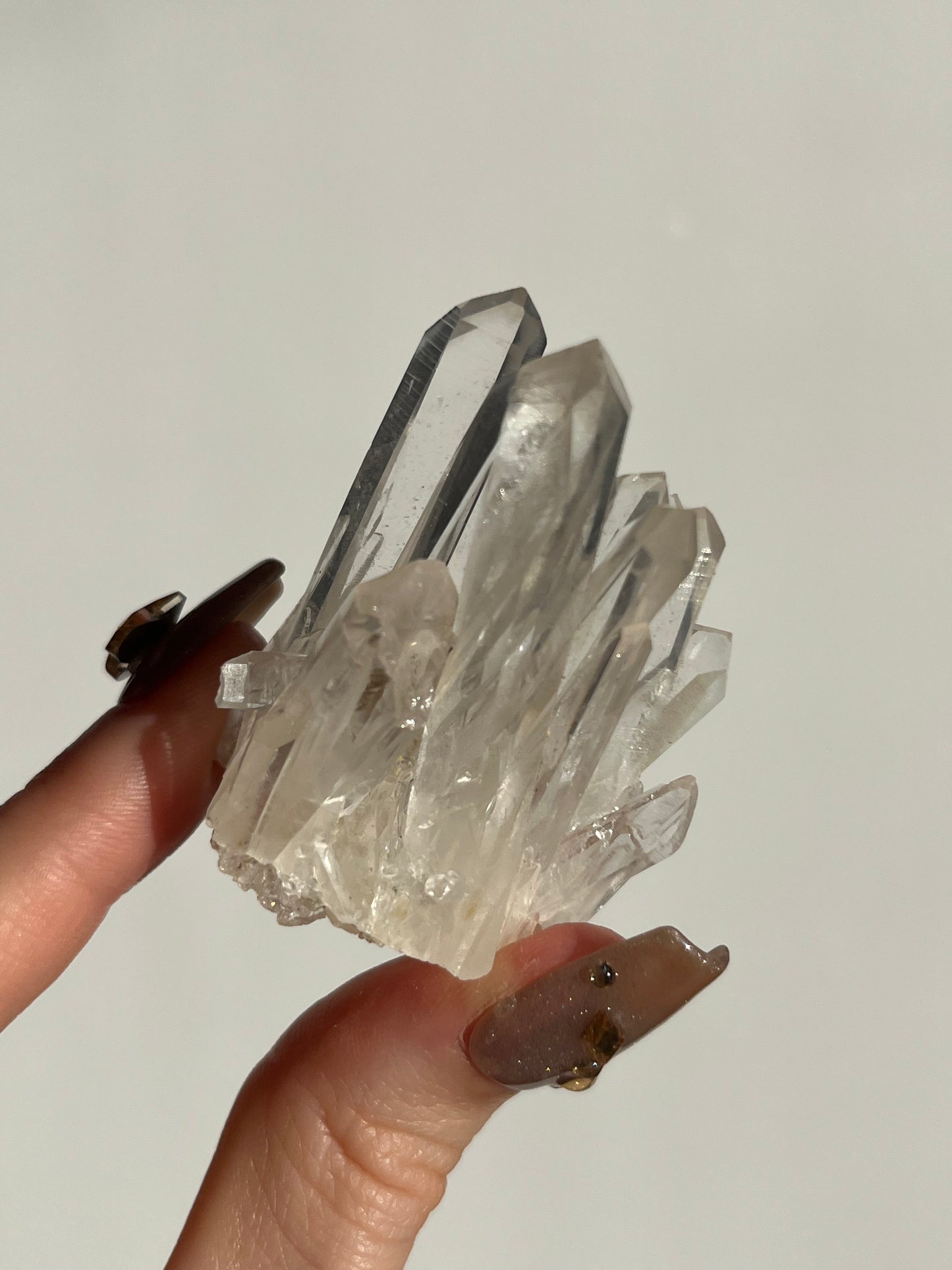 Colombian Quartz w/ Golden Hematoid Cluster A