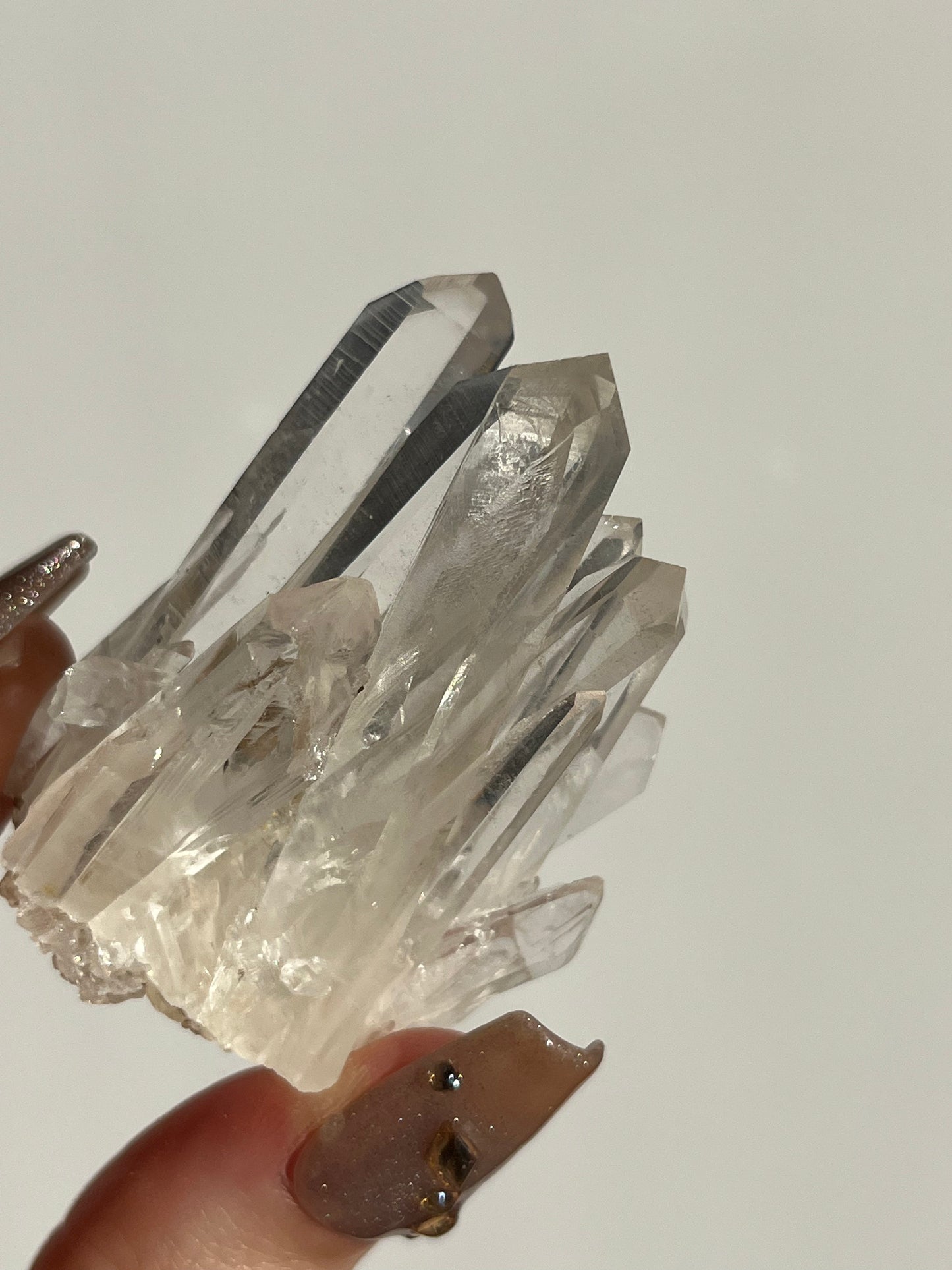 Colombian Quartz w/ Golden Hematoid Cluster A