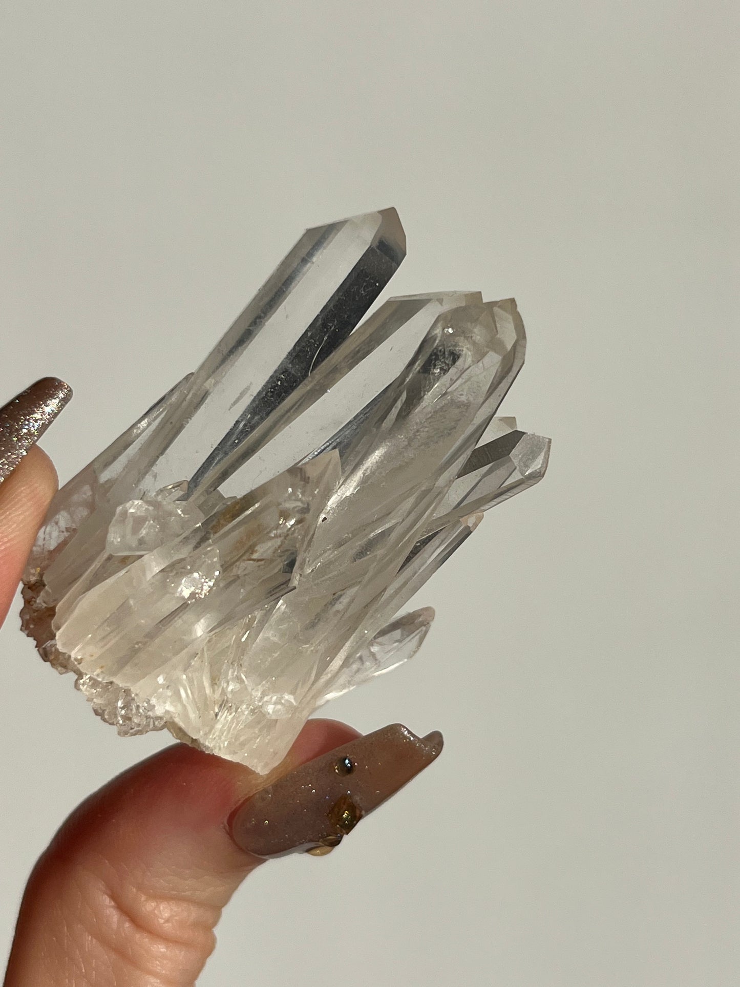Colombian Quartz w/ Golden Hematoid Cluster A
