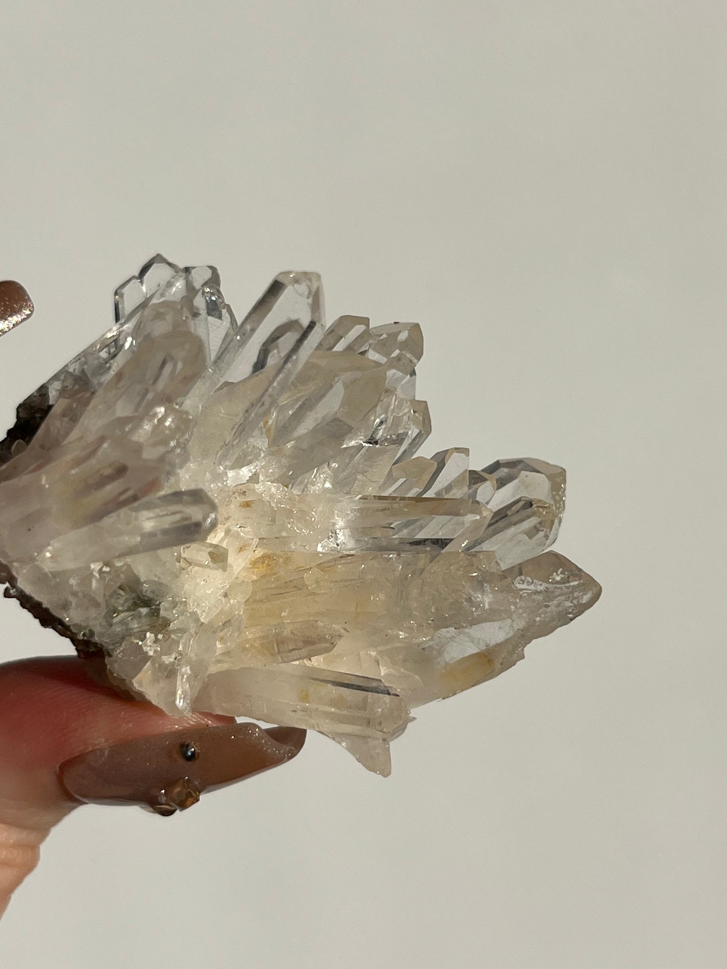 Colombian Quartz w/ Fuchsite Inclusions Cluster B