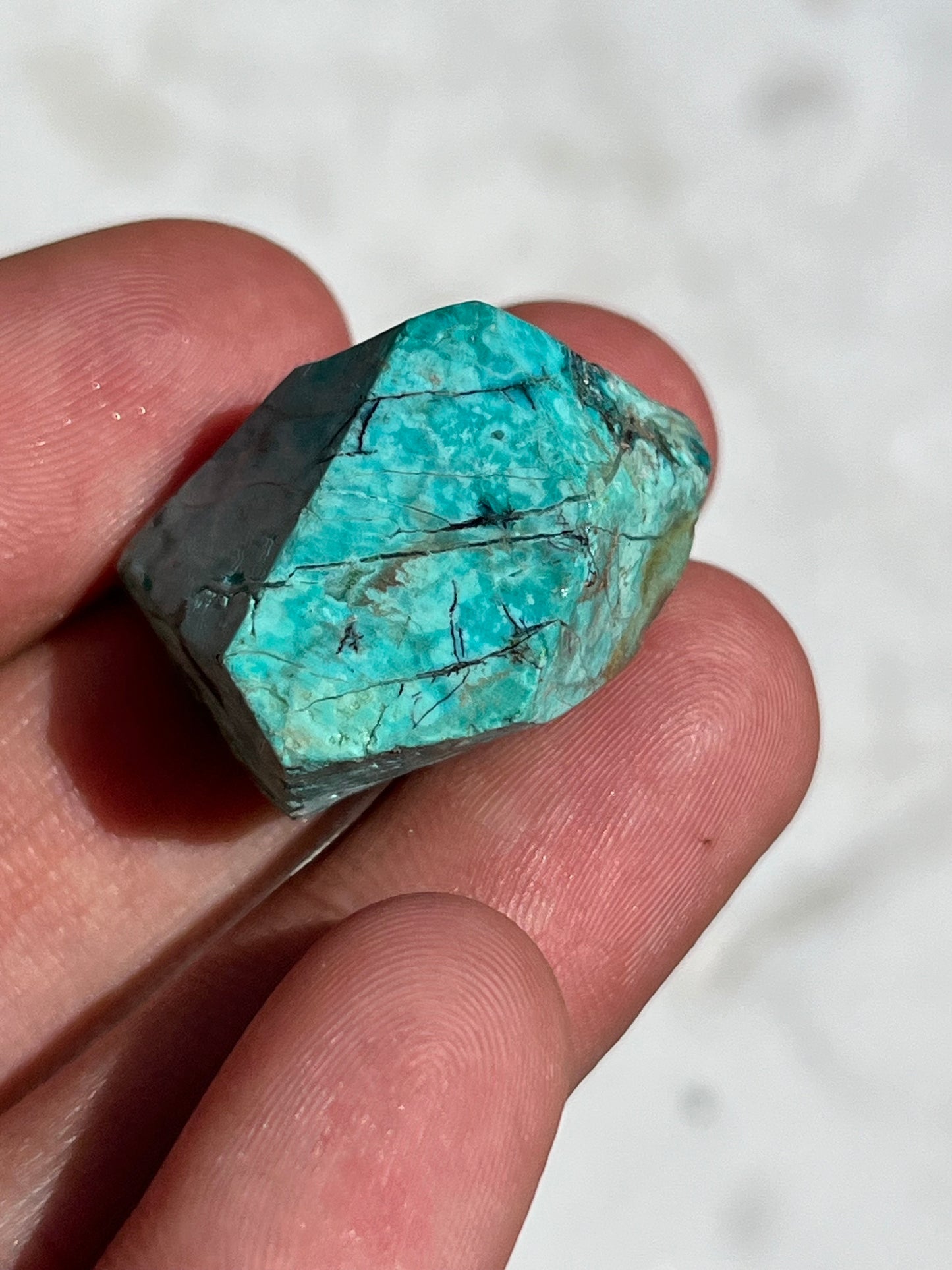 Indonesian Chrysocolla Faceted Freeform (You Choose)