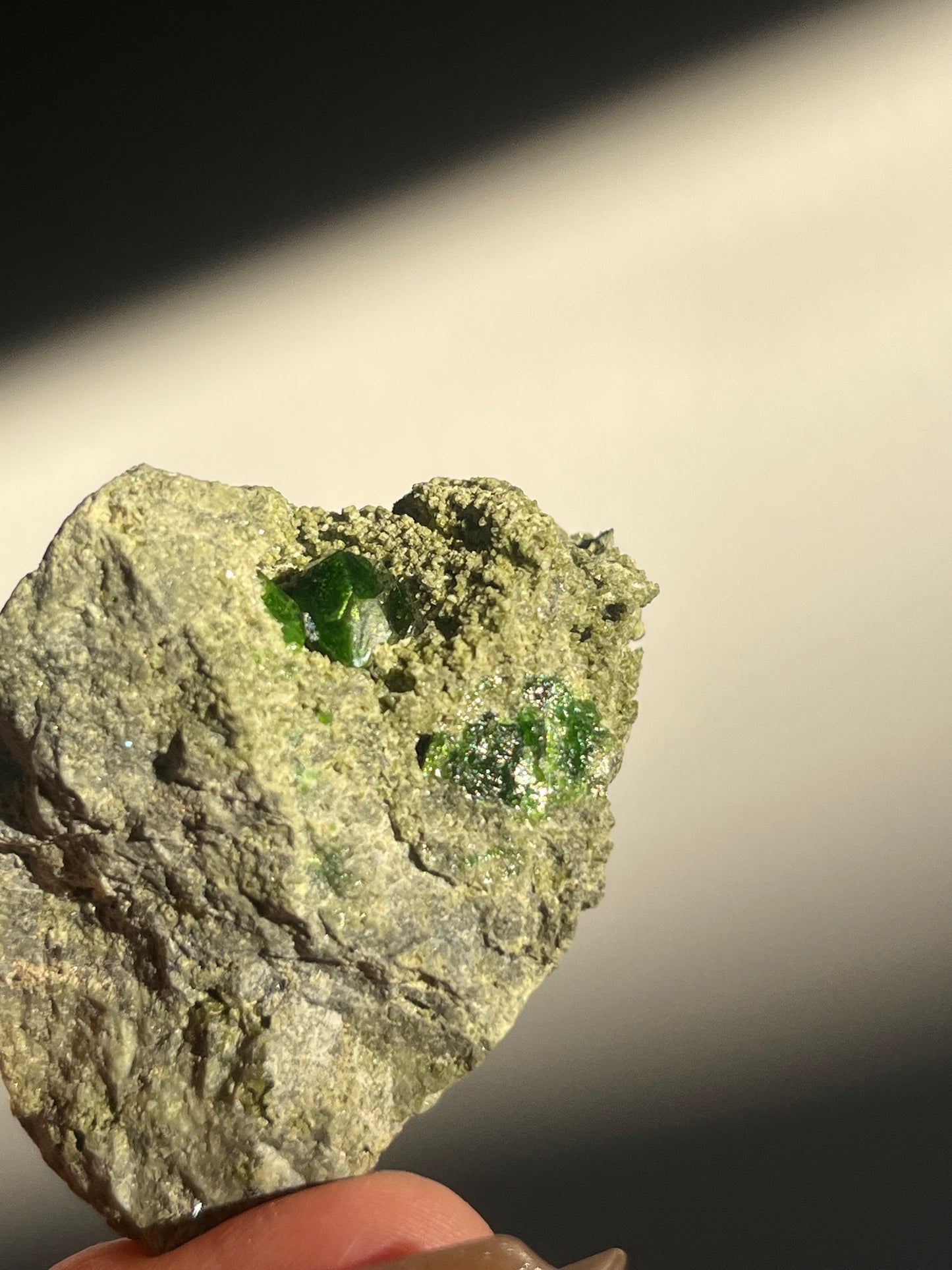 Demantoid Garnet on Matrix Specimen H