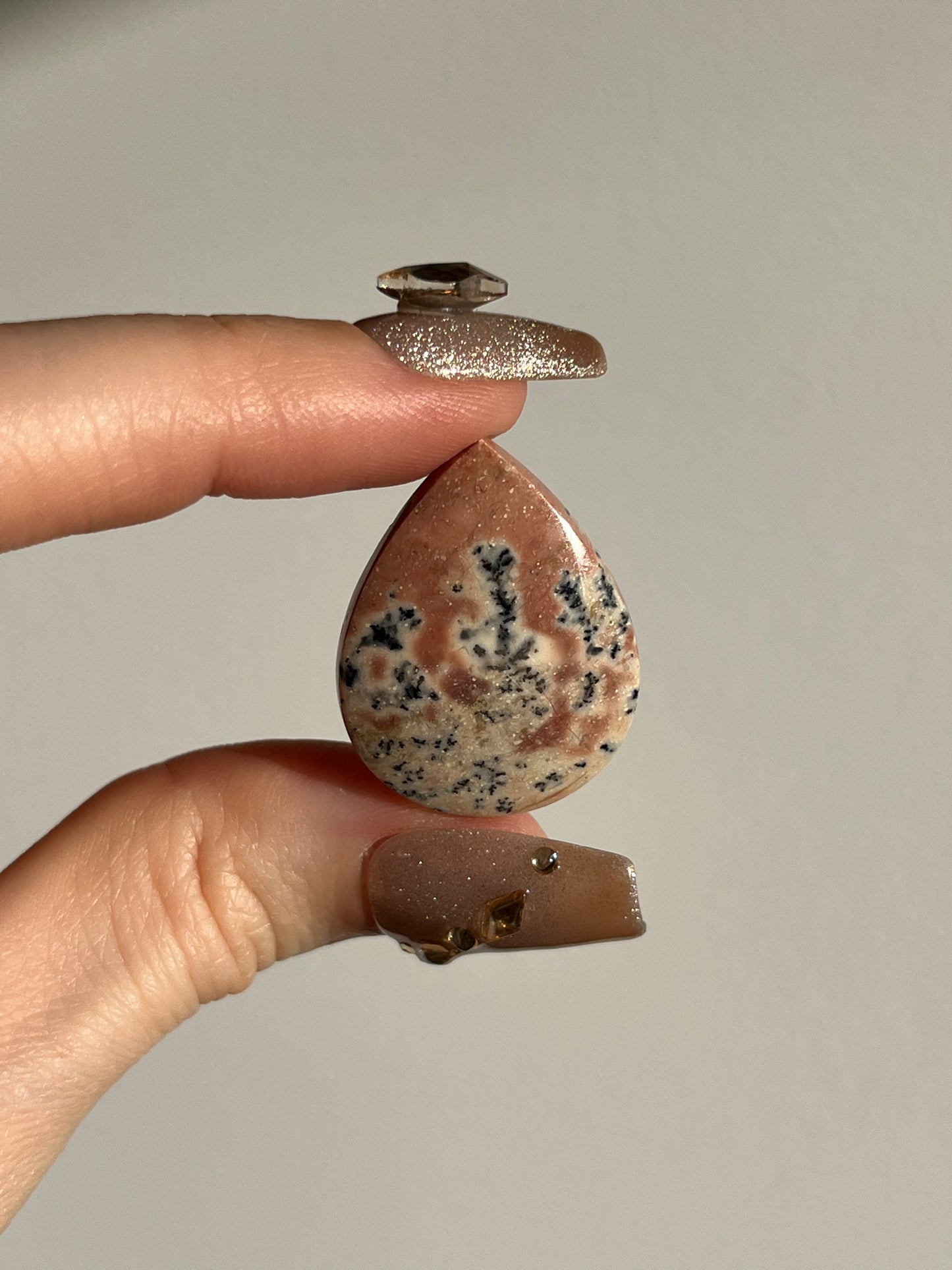 Dendritic Pink Jasper Cabochon (You Choose)
