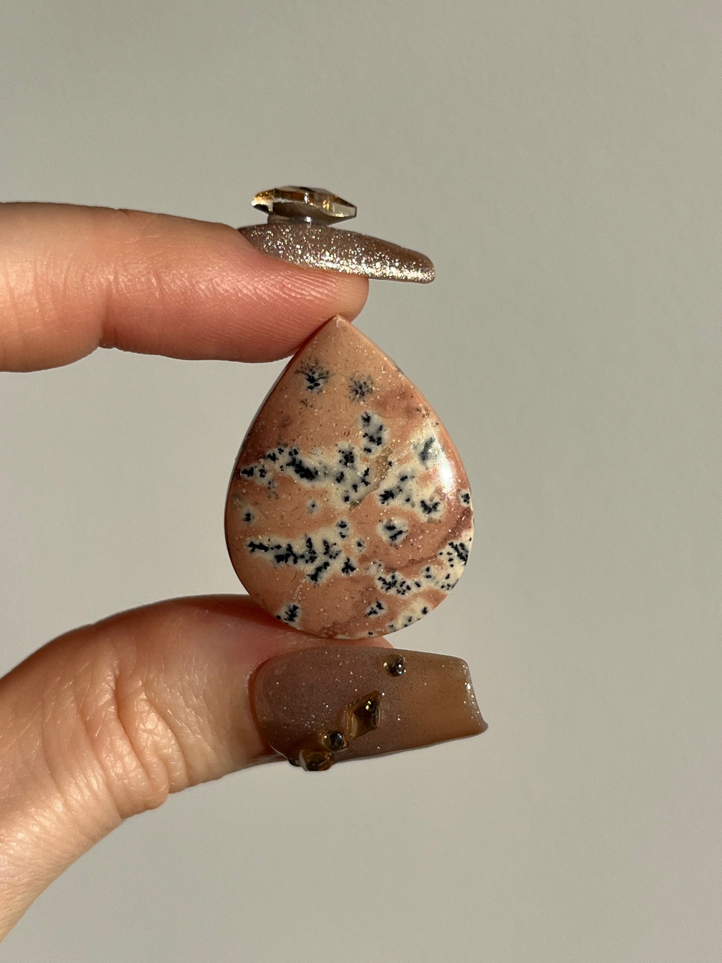 Dendritic Pink Jasper Cabochon (You Choose)