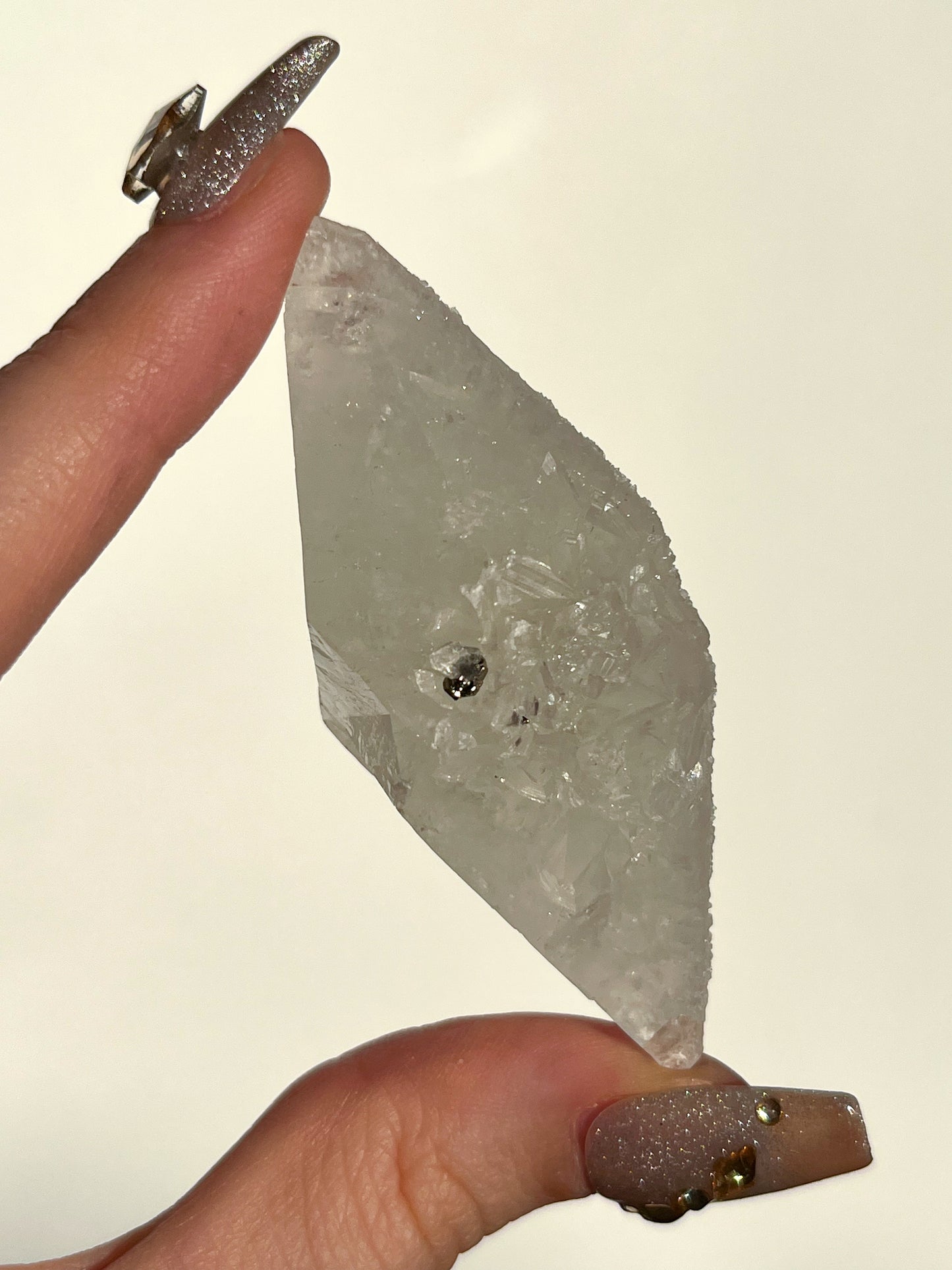 Druzy Calcite DT with Pyrite Specimen