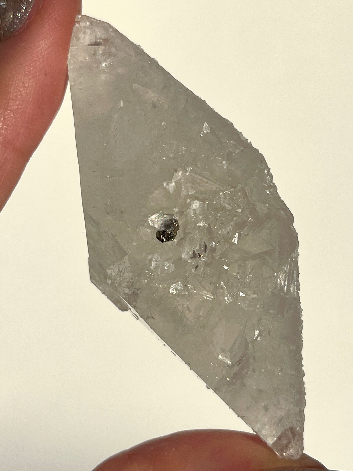 Druzy Calcite DT with Pyrite Specimen