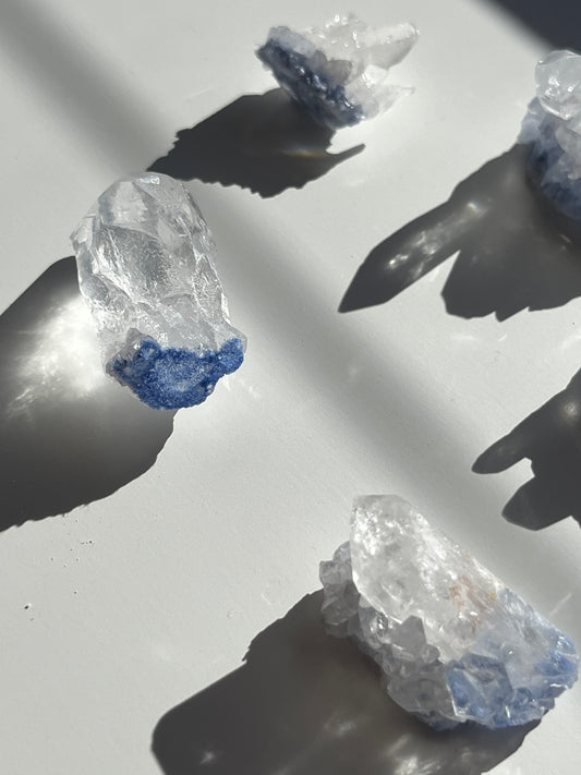 Dumortierite Quartz Specimen