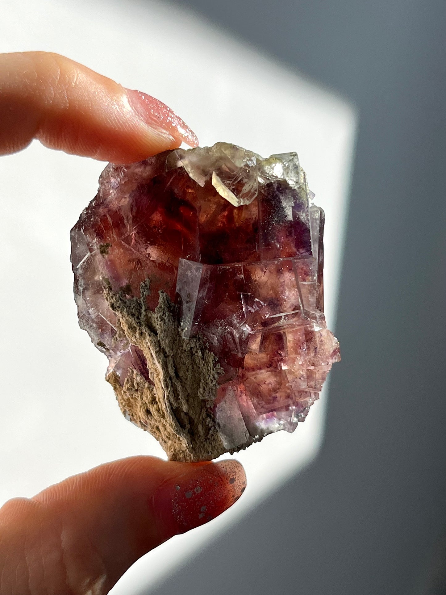 Multicolour Yindu Phantom Fluorite Specimen - some with enhydro bubbles (You Choose)