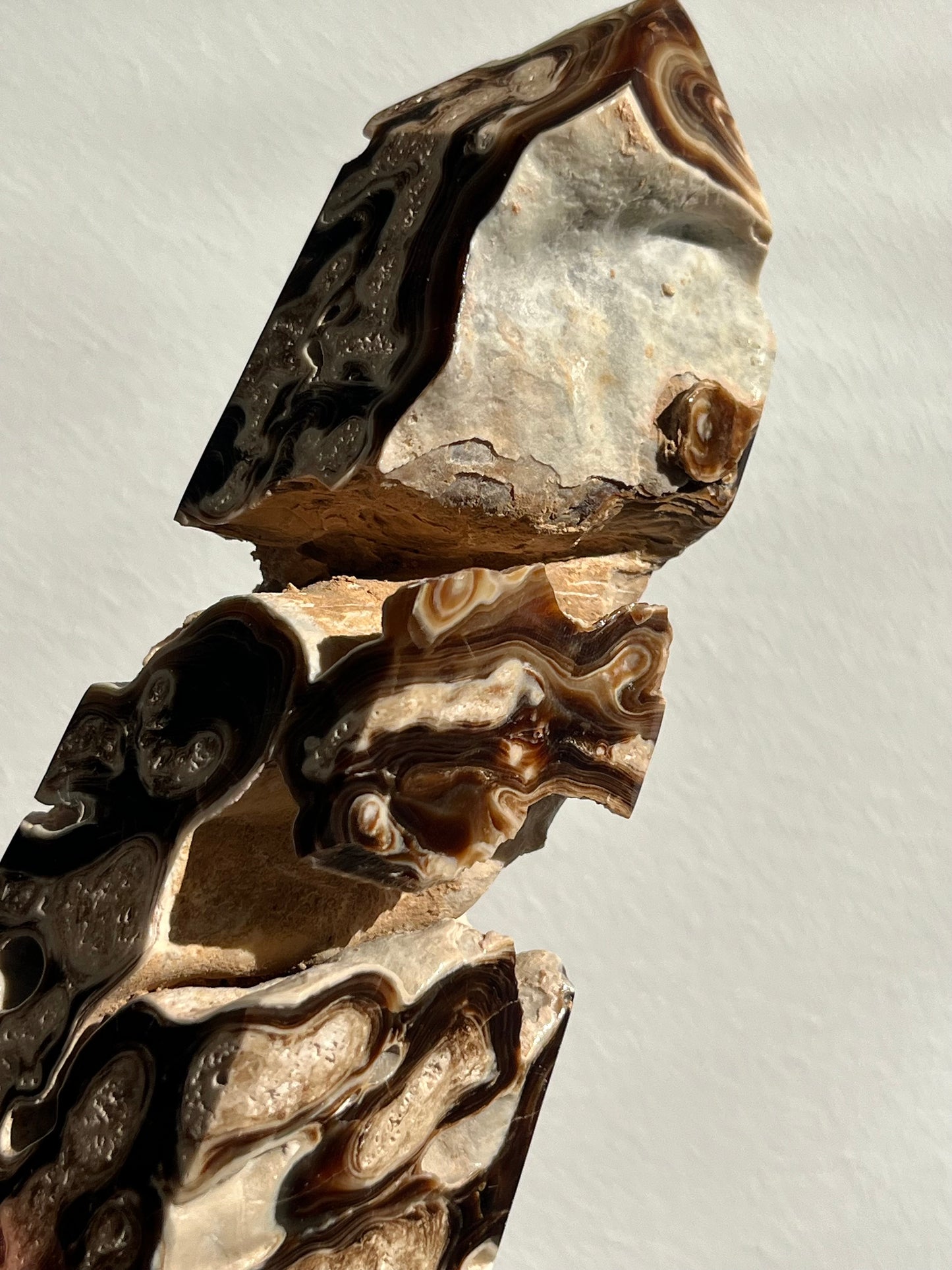 Cavernous Chocolate Calcite Tower