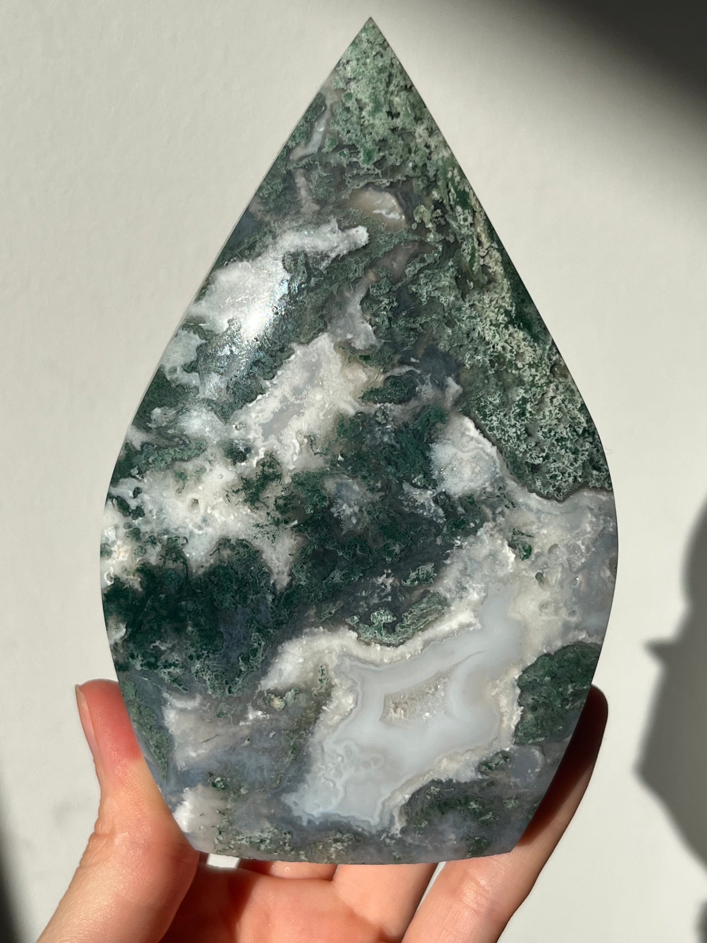Moss in Chalcedony Flame #3