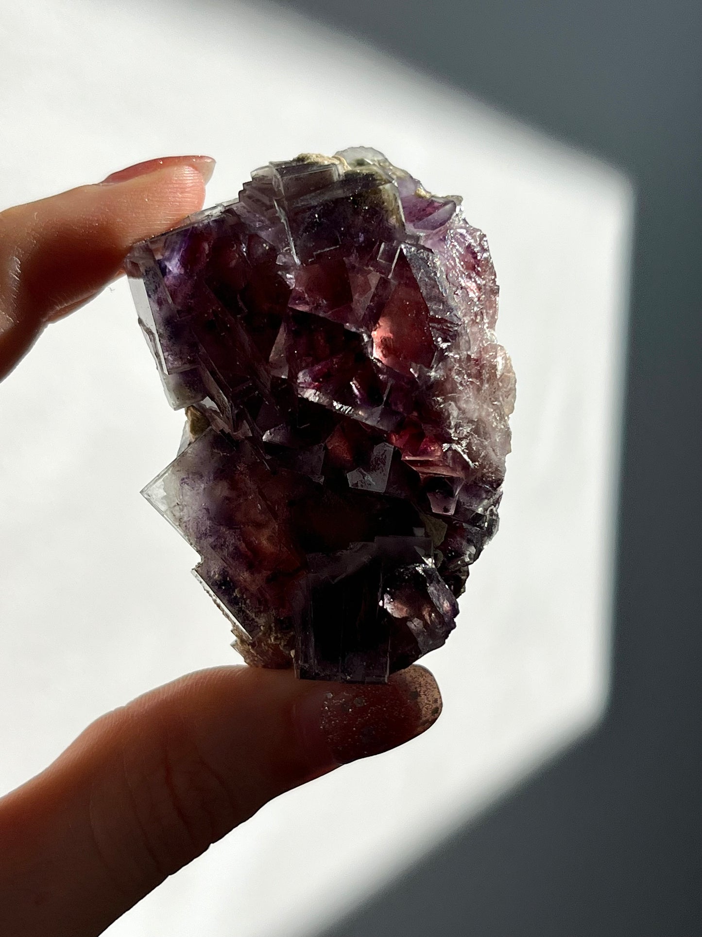 Multicolour Yindu Phantom Fluorite Specimen - some with enhydro bubbles (You Choose)