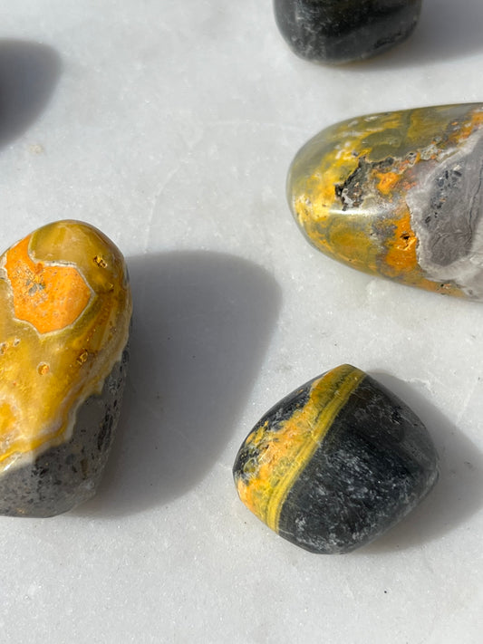 Bumblebee Jasper Tumbled Stone