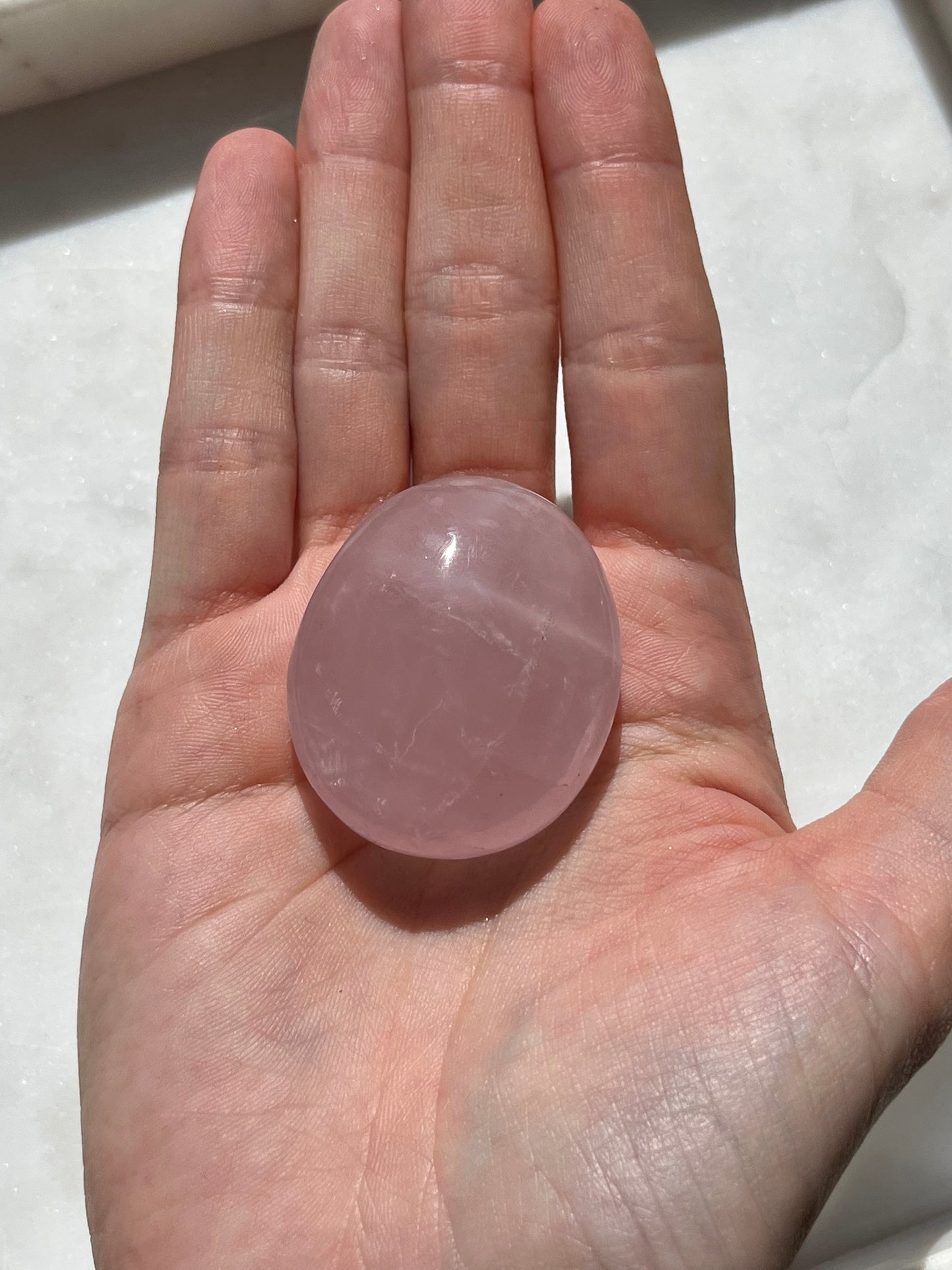 Rose Quartz Palmstone
