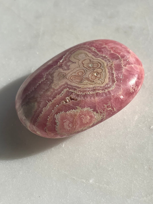 Stalagmitic Rhodochrosite Puffy Palmstone #1