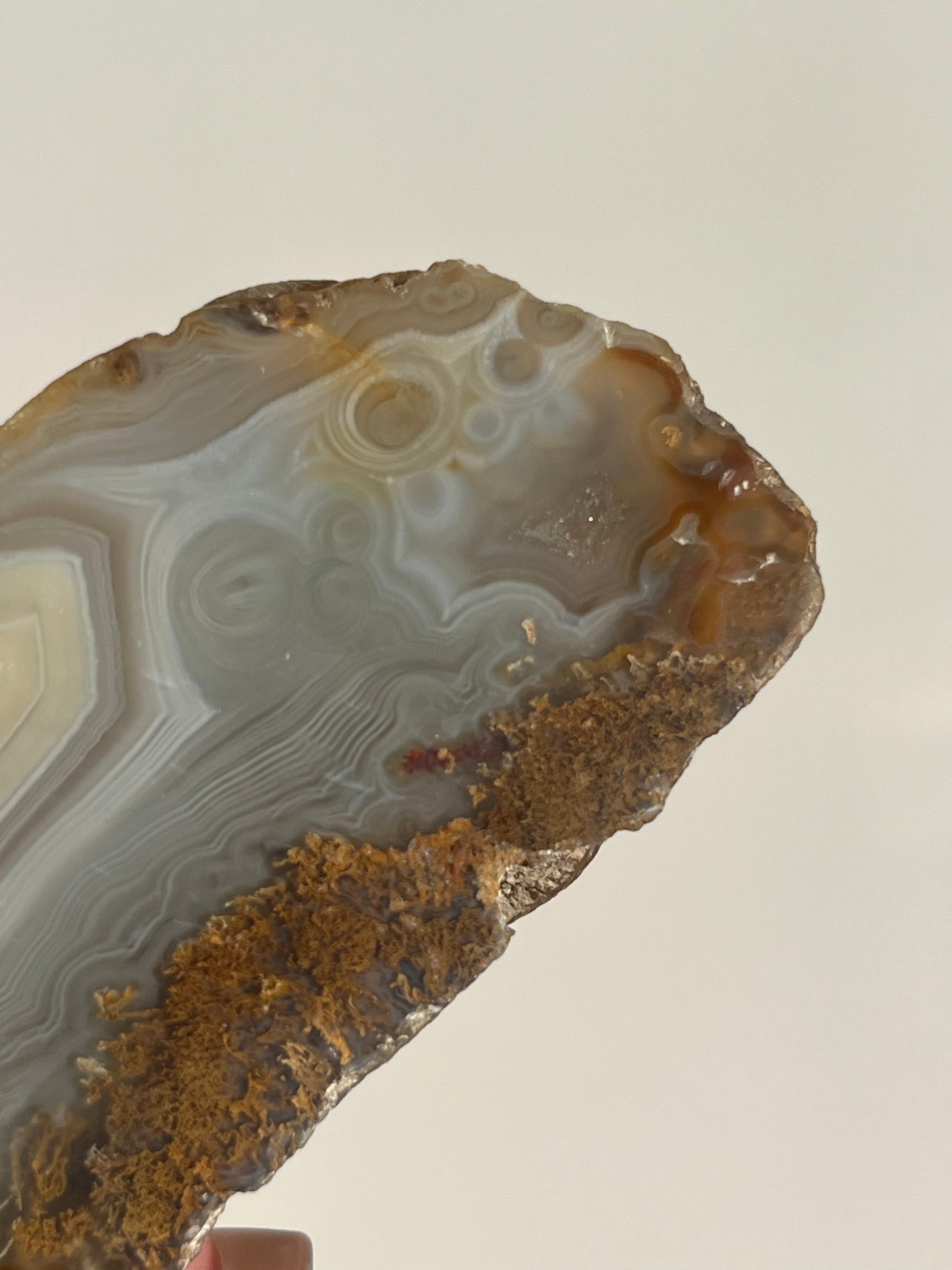 'Elysian Atlas' West Indonesian Grey Agate Pair with Moss Inclusions and Parallax Effect F