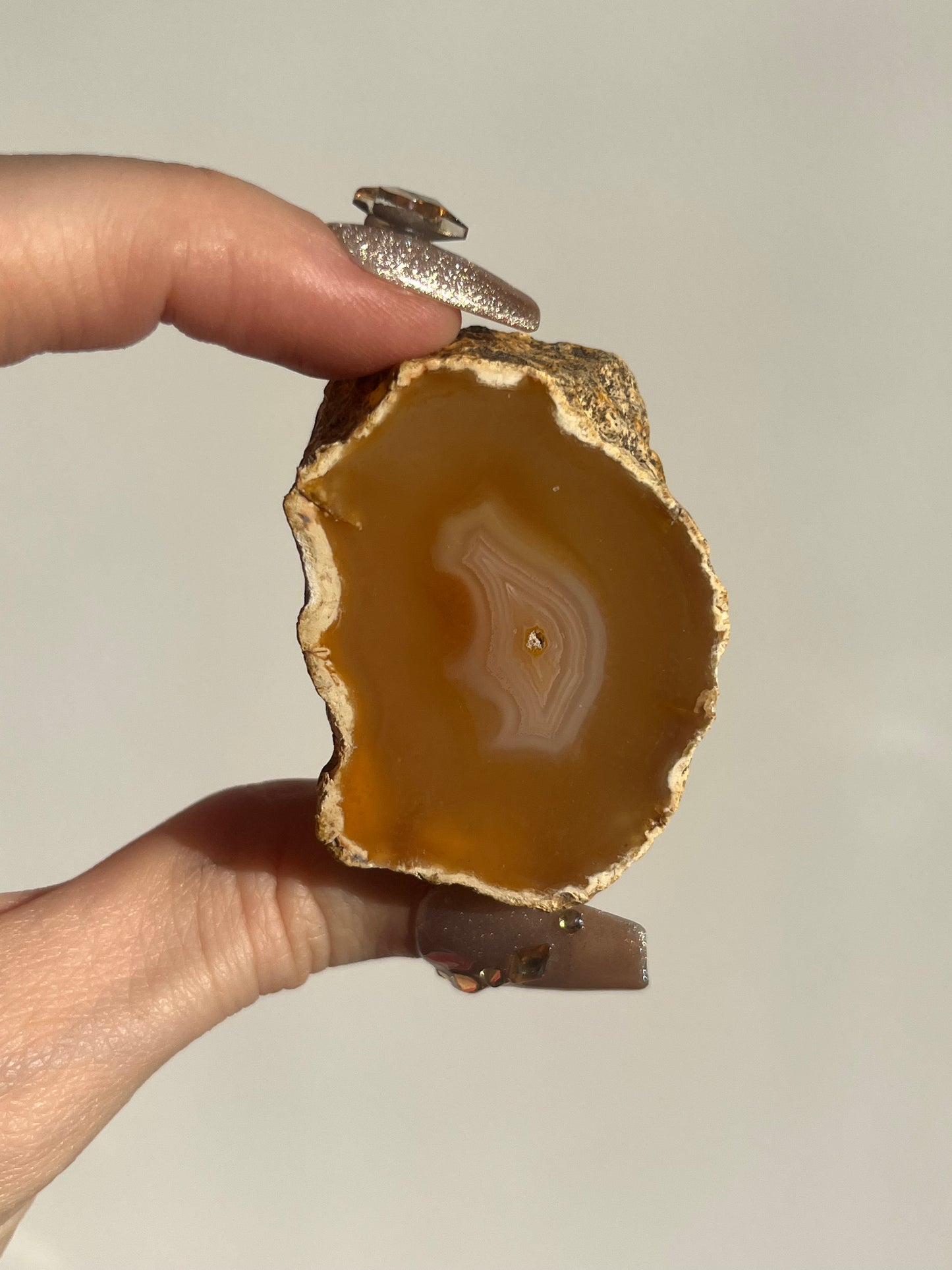 'Royal Jelly' West Indonesian Natural Carnelian Agate Pair G