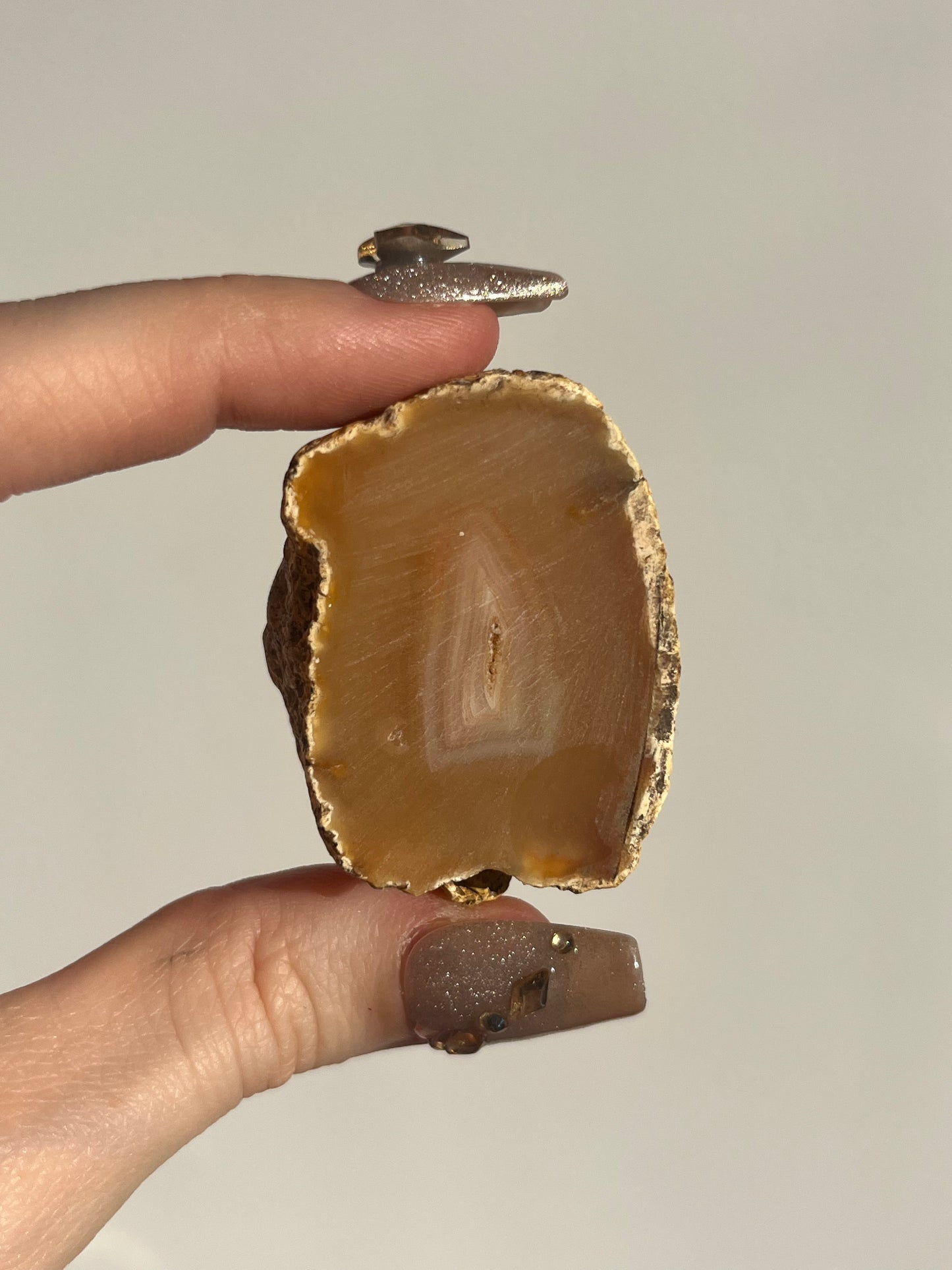 'Royal Jelly' West Indonesian Natural Carnelian Agate Pair G