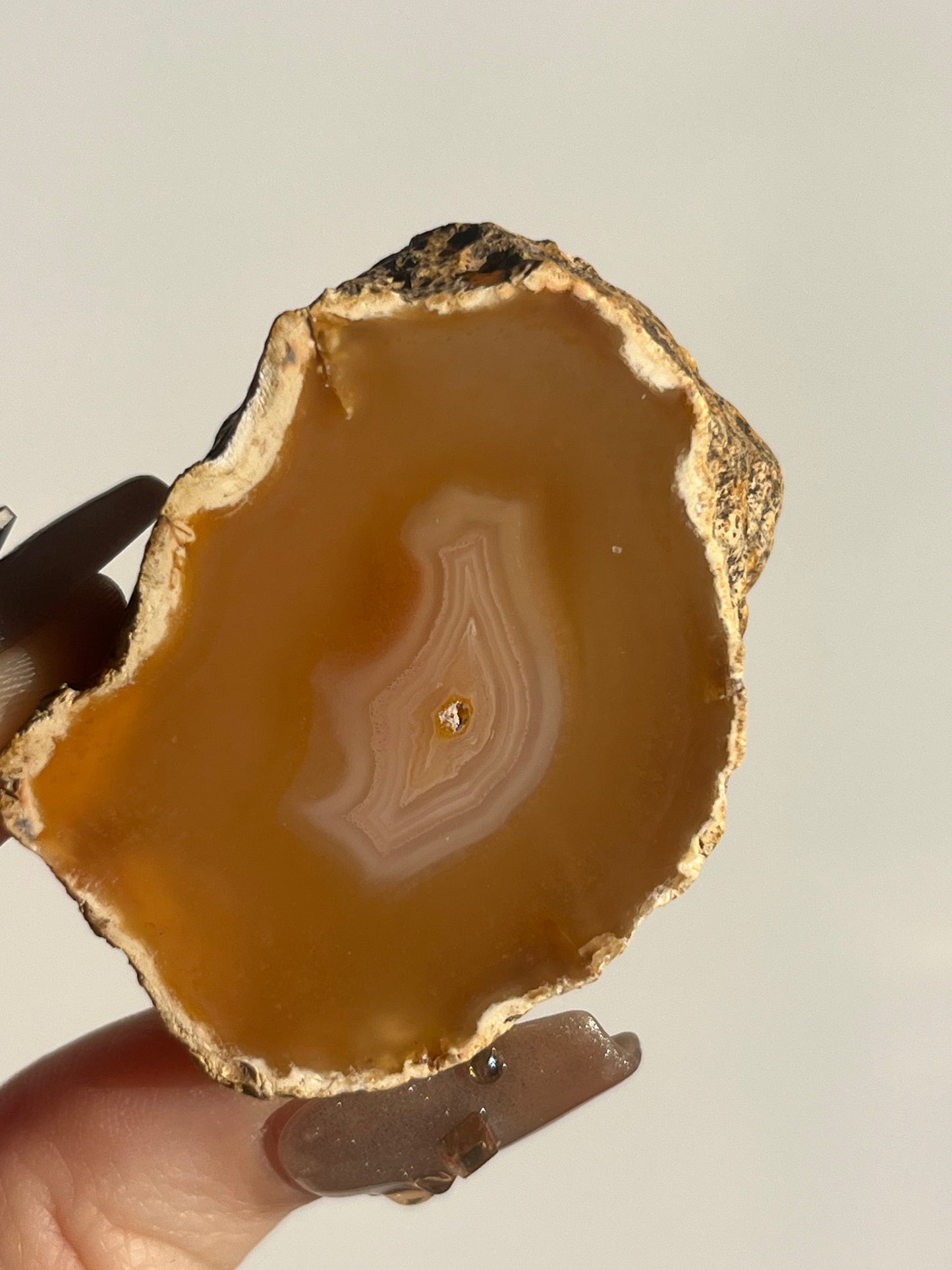 'Royal Jelly' West Indonesian Natural Carnelian Agate Pair G