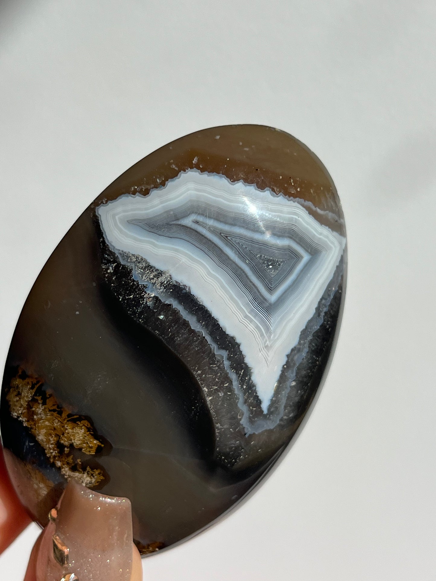 East Indonesian Agate Palmstone with Parallax Effect C