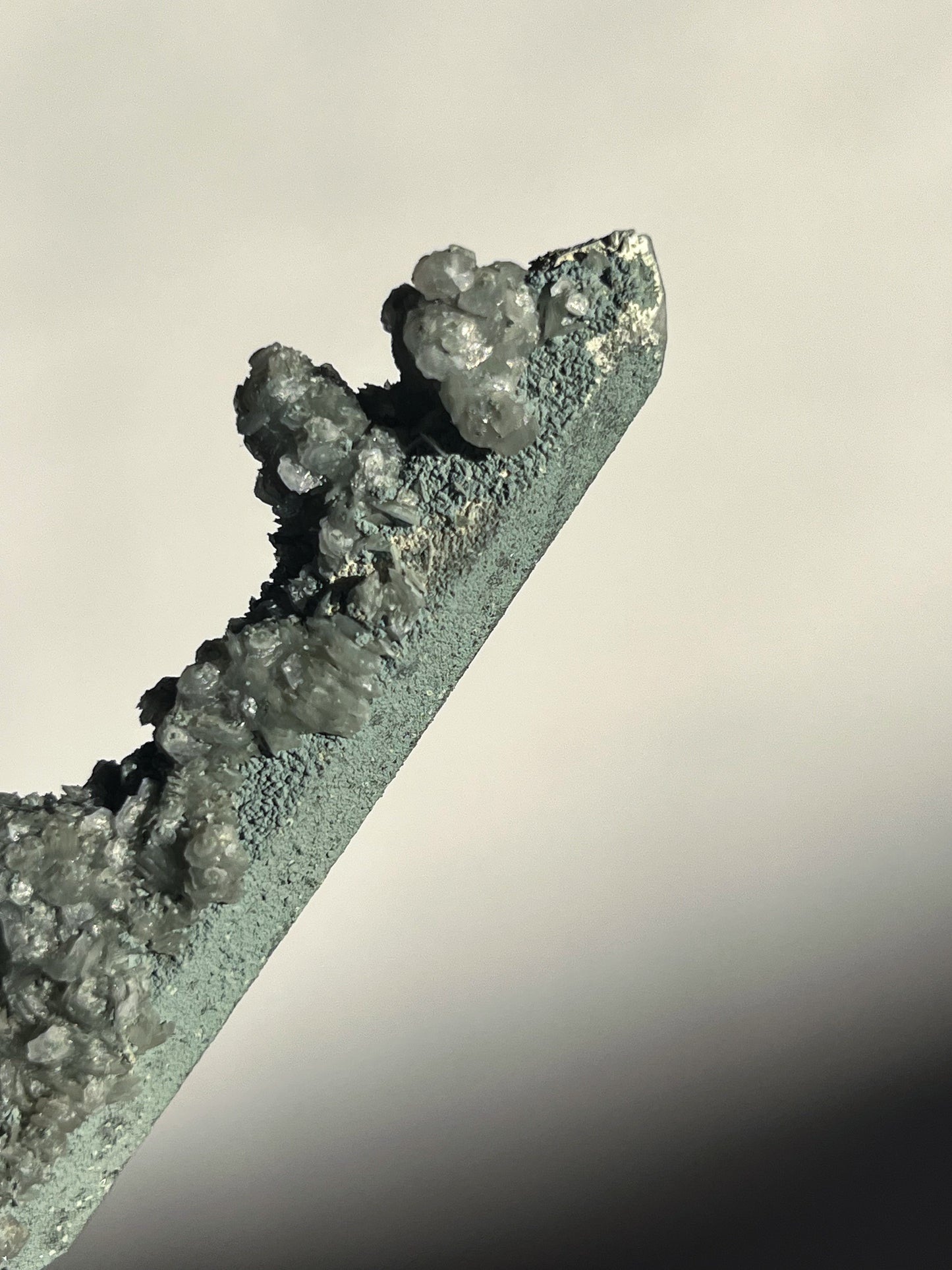 Euci Quartz with Coin Petal Calcite Specimen P