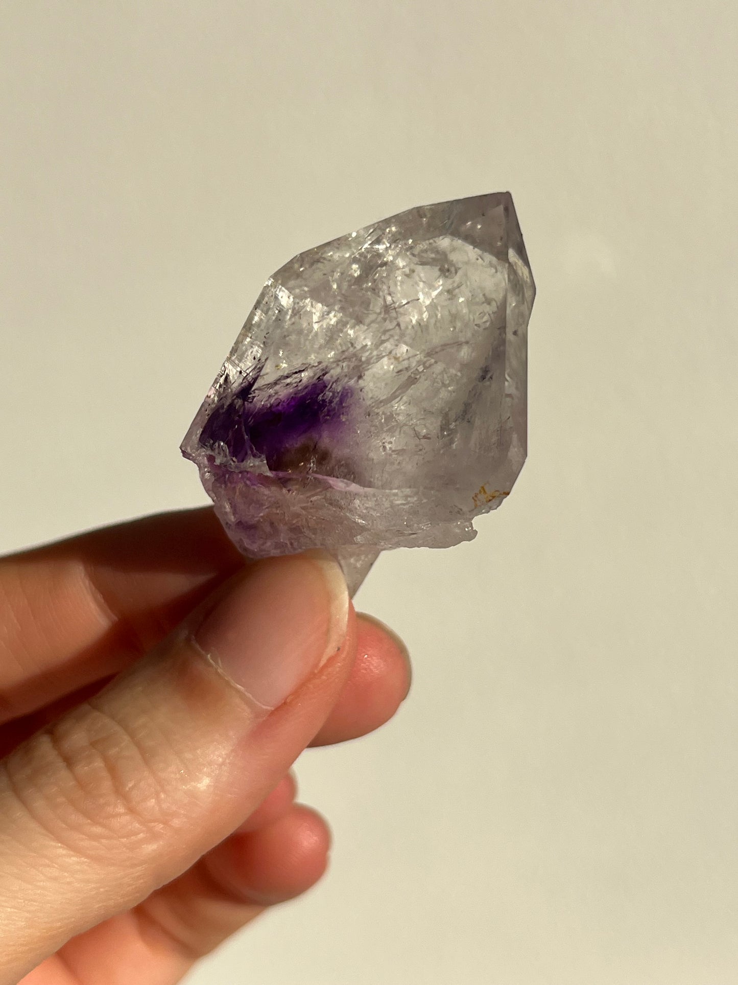 Streep Mine Quartz w/Phantom Amethyst Specimen #6