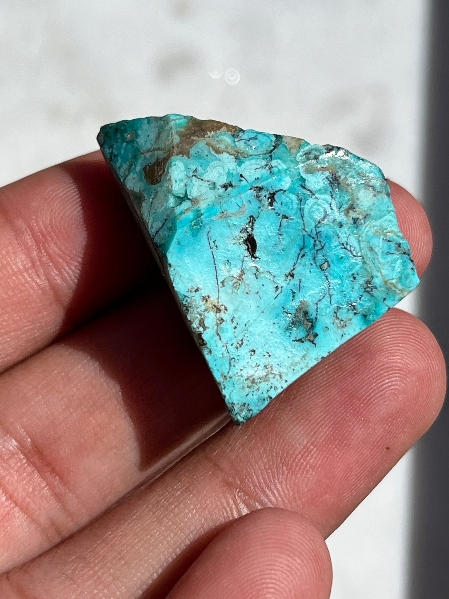 Indonesian Chrysocolla Faceted Freeform (You Choose)