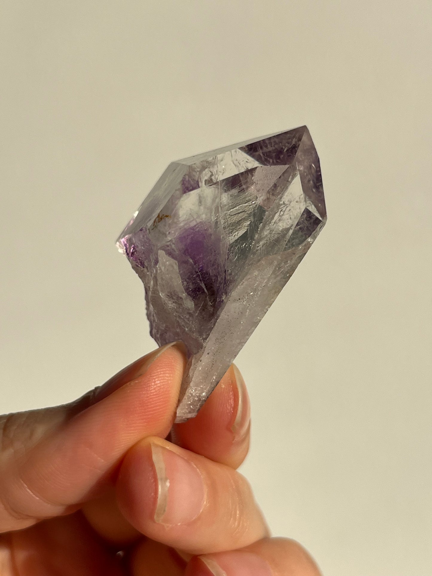 Streep Mine Quartz w/Phantom Amethyst Specimen #6