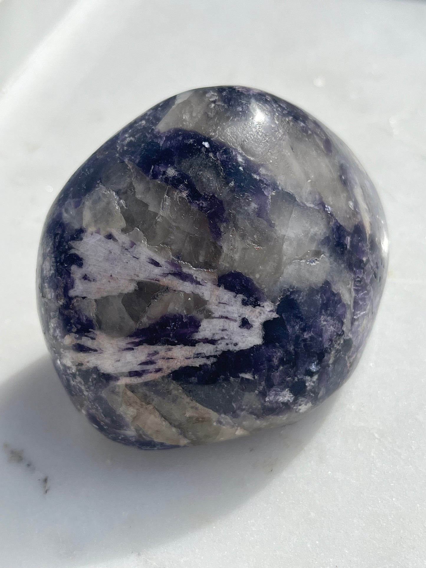 Lepidolite Freeform w/Smokey Quartz & Silver Mica #1