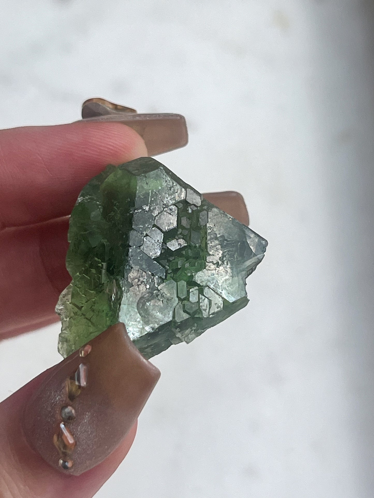 Peruvian Green Fluorite with Pyrite, Sphalerite & Galena #11