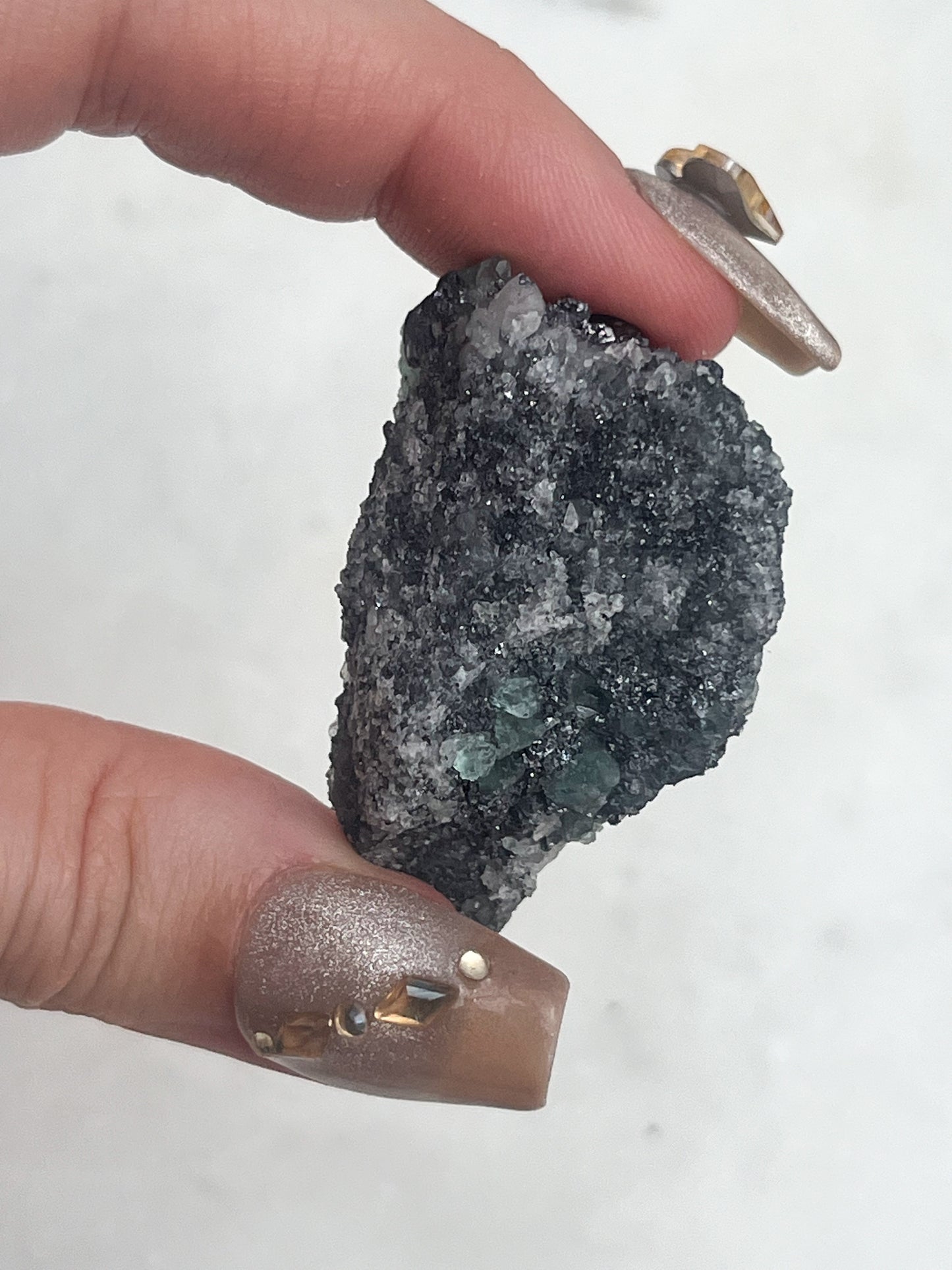 Peruvian Green Fluorite with Pyrite, Sphalerite & Galena #16