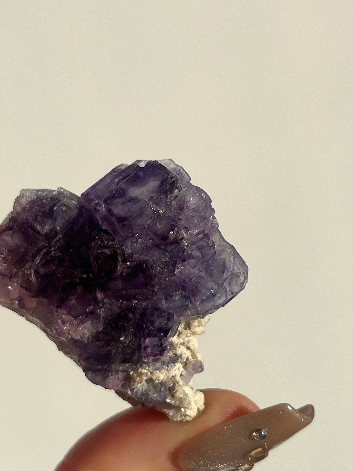 Stepped Purple Fluorite Specimen A