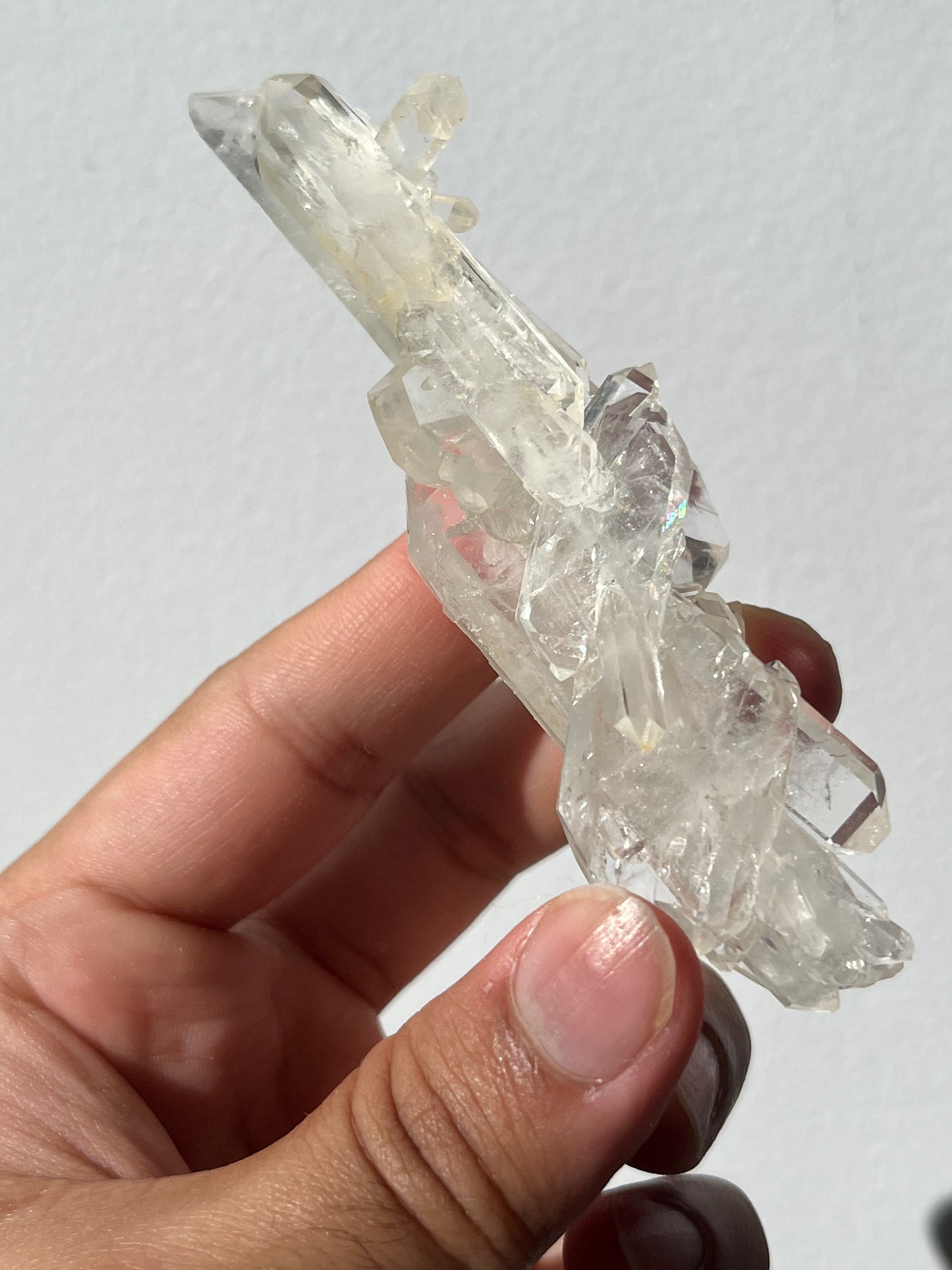 “Axis of Alignment” Golden Healer Faden Quartz Specimen K