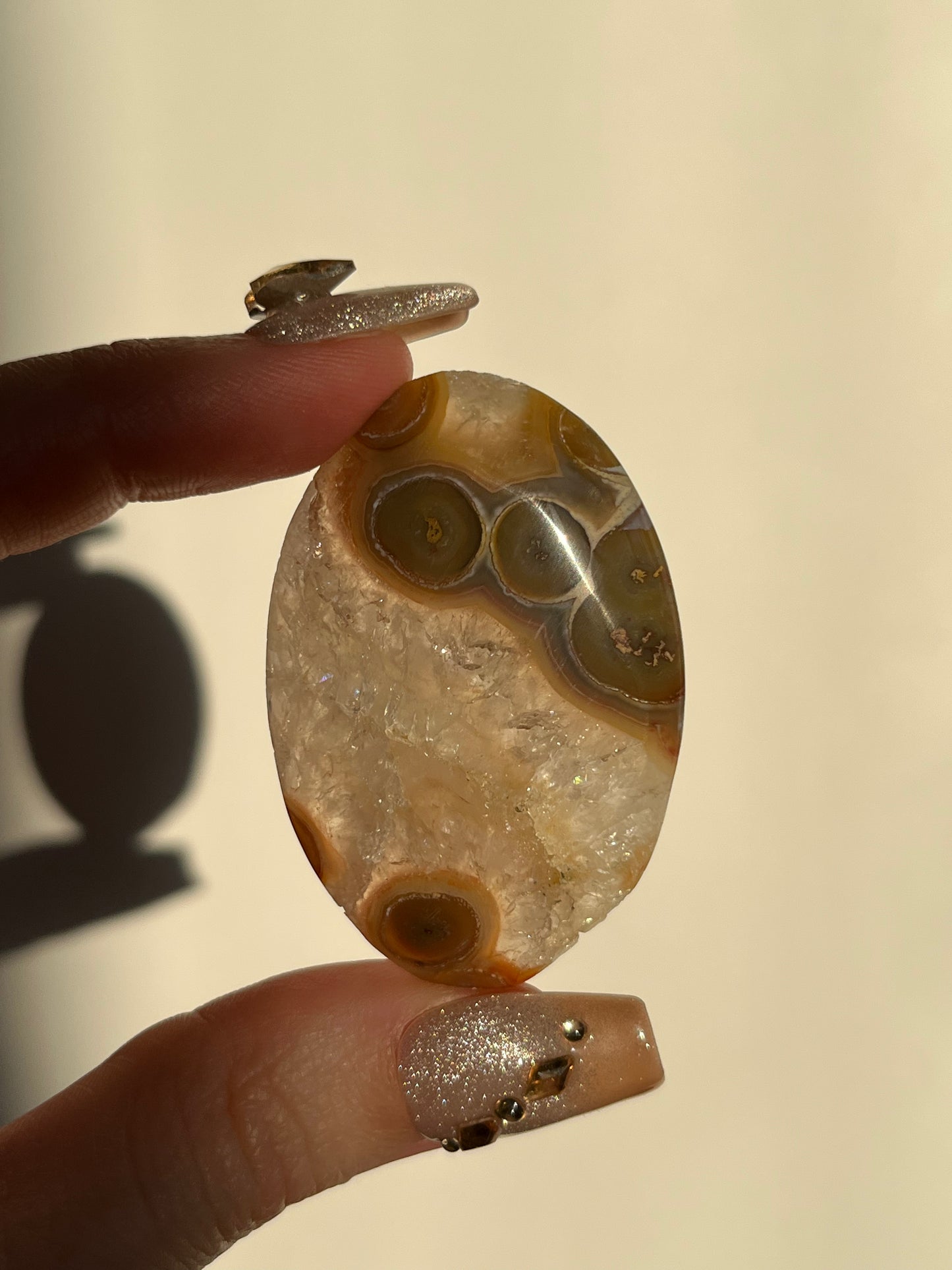 Golden Healer Quartz x Agate Palmstone C