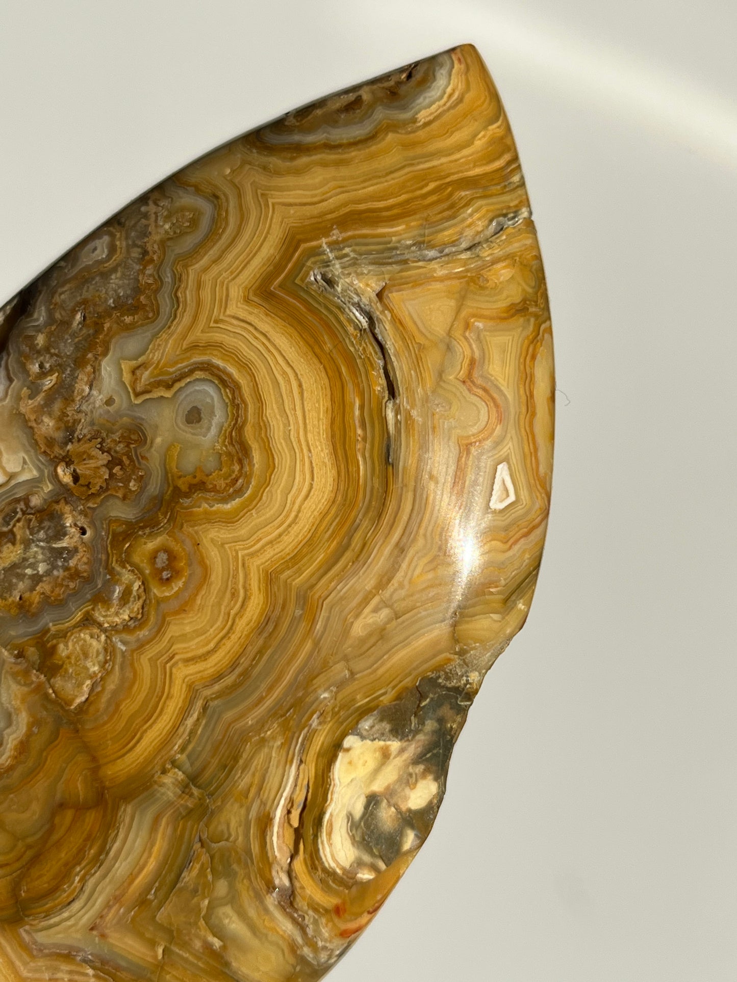 Golden Lace Agate Flame A