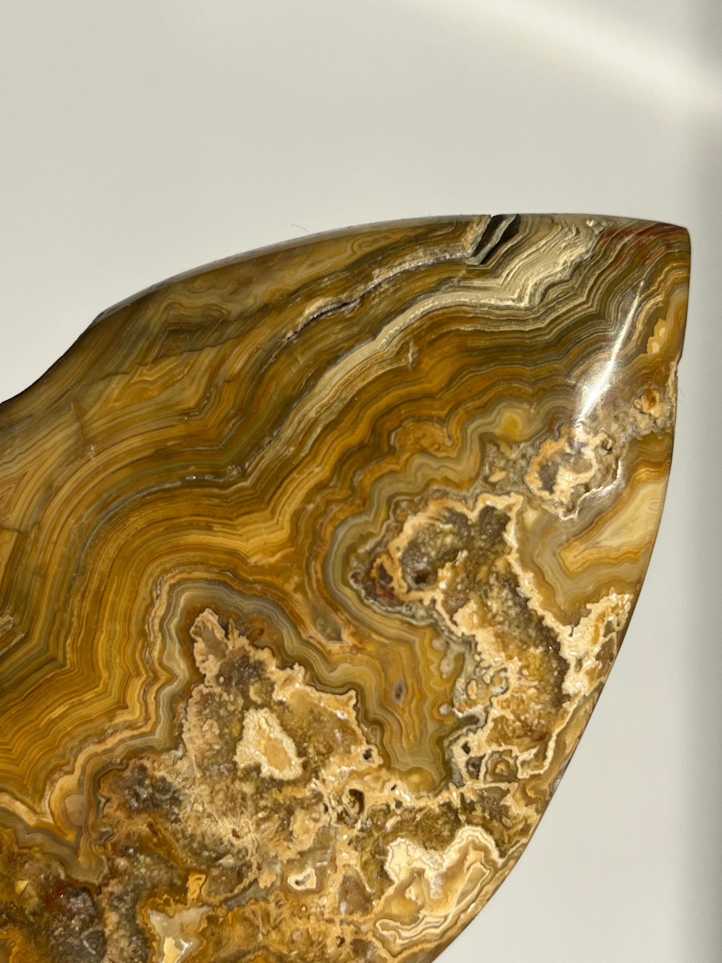 Golden Lace Agate Flame A