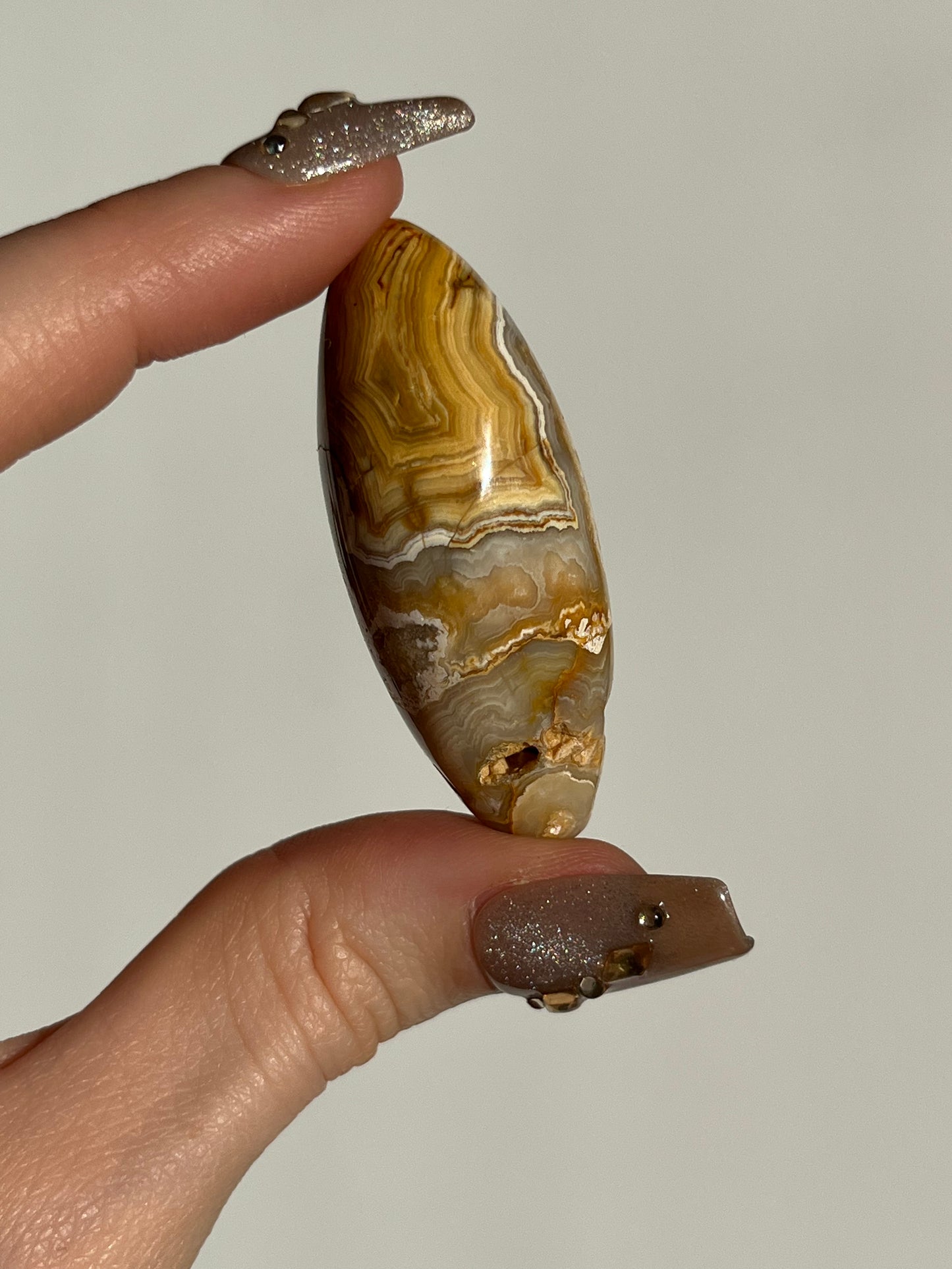 Druzy Golden Lace Agate Shiva