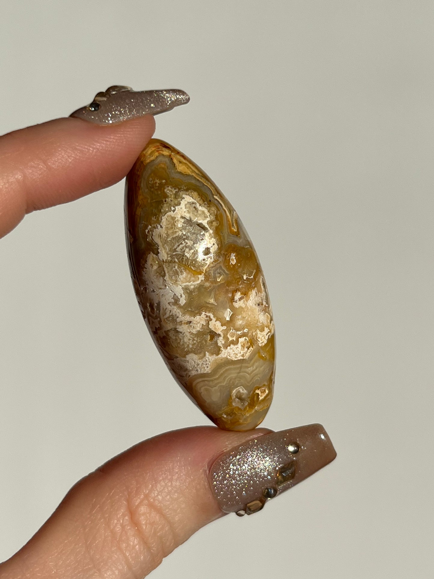 Druzy Golden Lace Agate Shiva