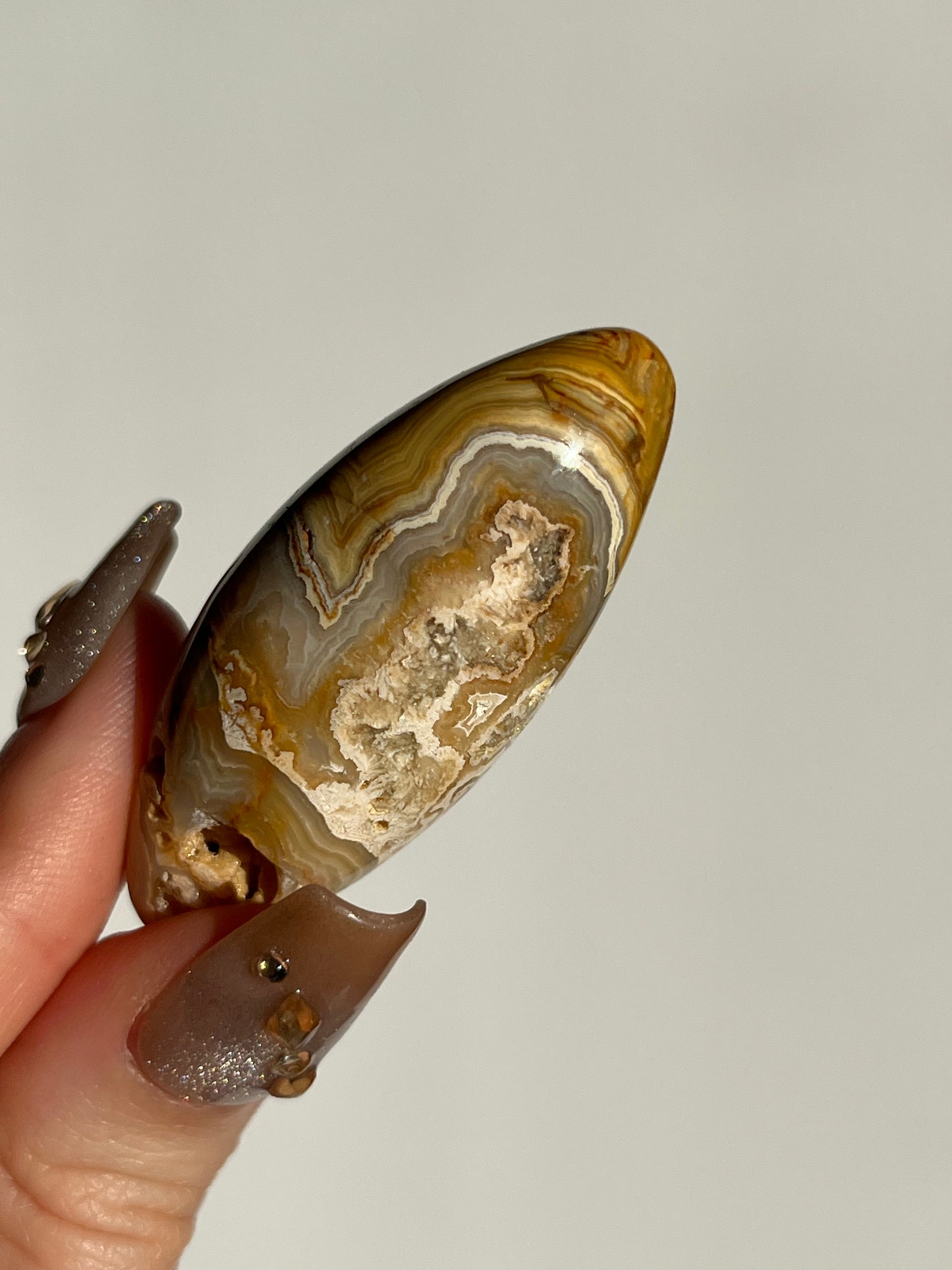 Druzy Golden Lace Agate Shiva