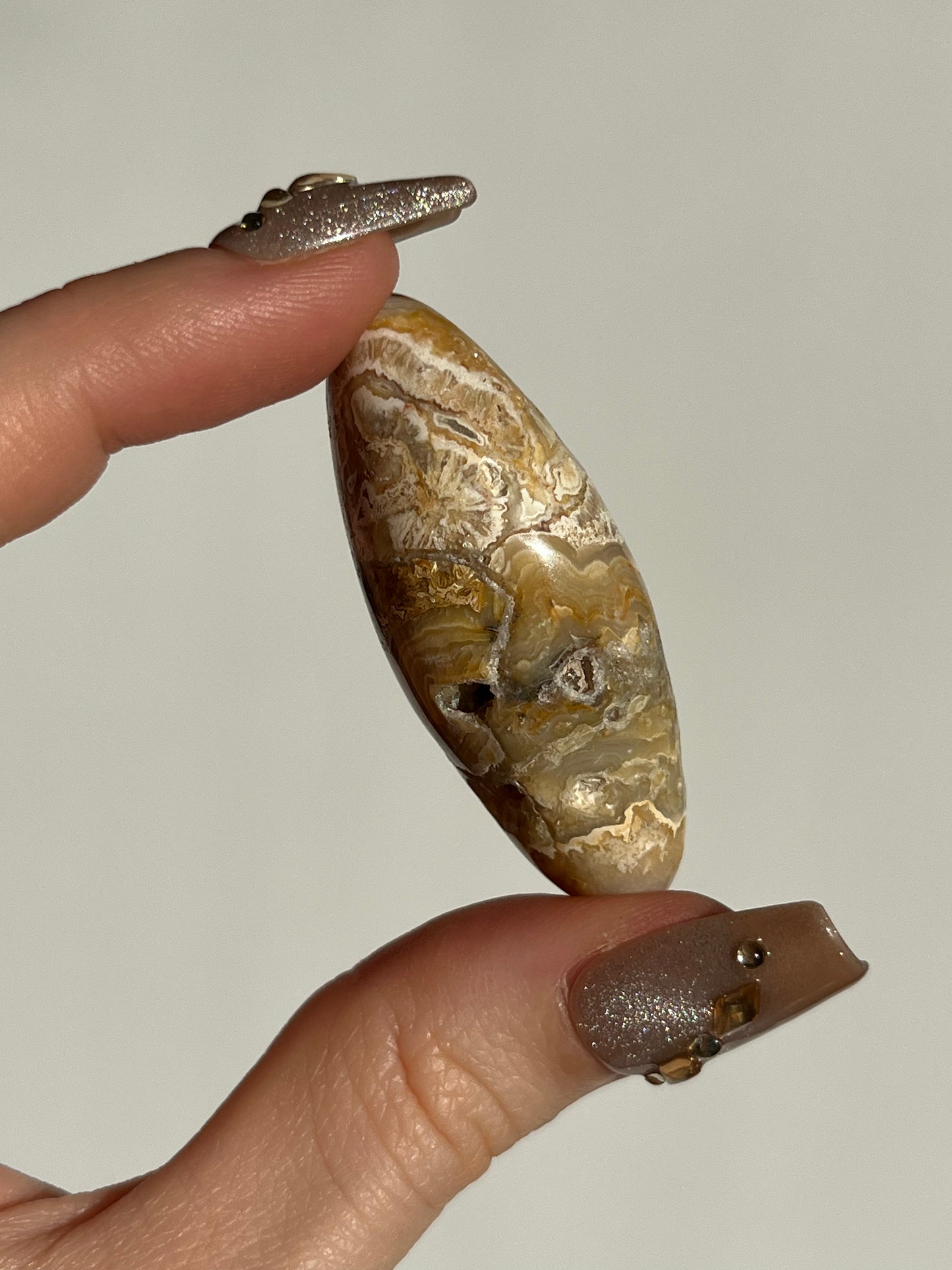 Golden Lace Agate Shiva C